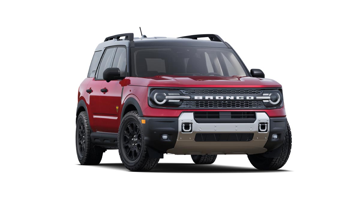 Ford Bronco color Rojo Rubí