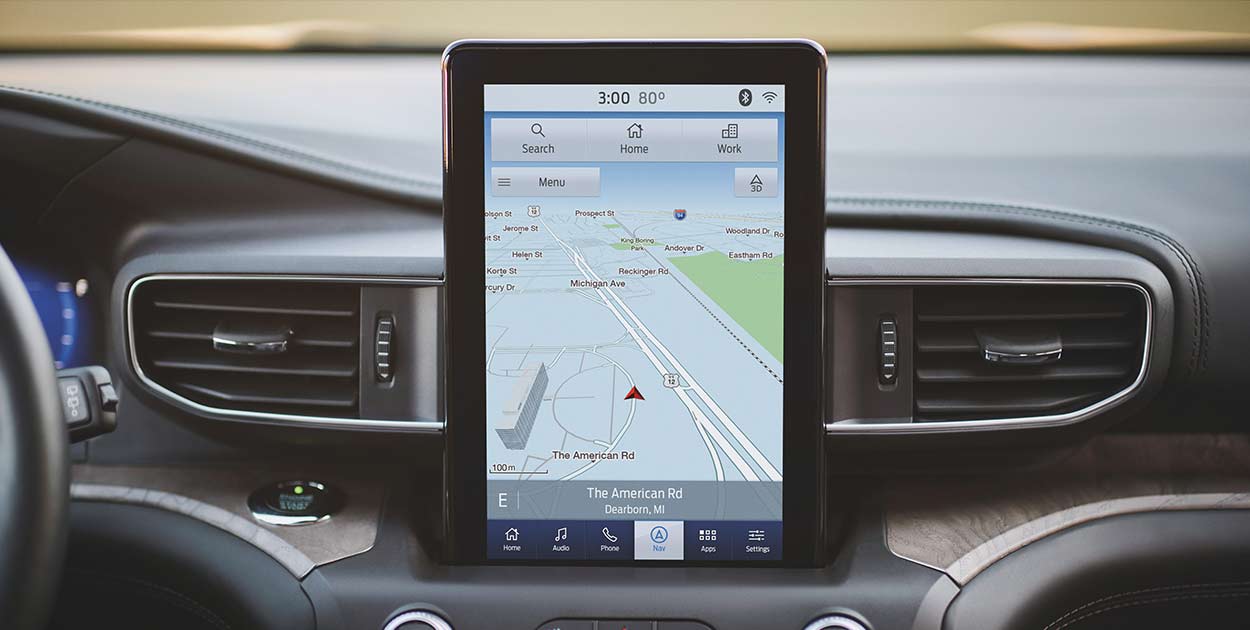 SYNC® 3.4 con pantalla táctil de 10.1"