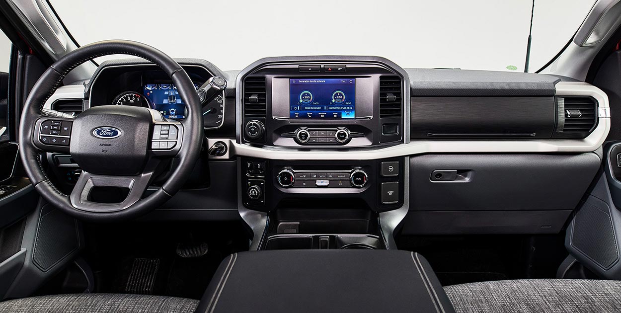 Diseño Interior F-150 XLT Completamente Híbrida