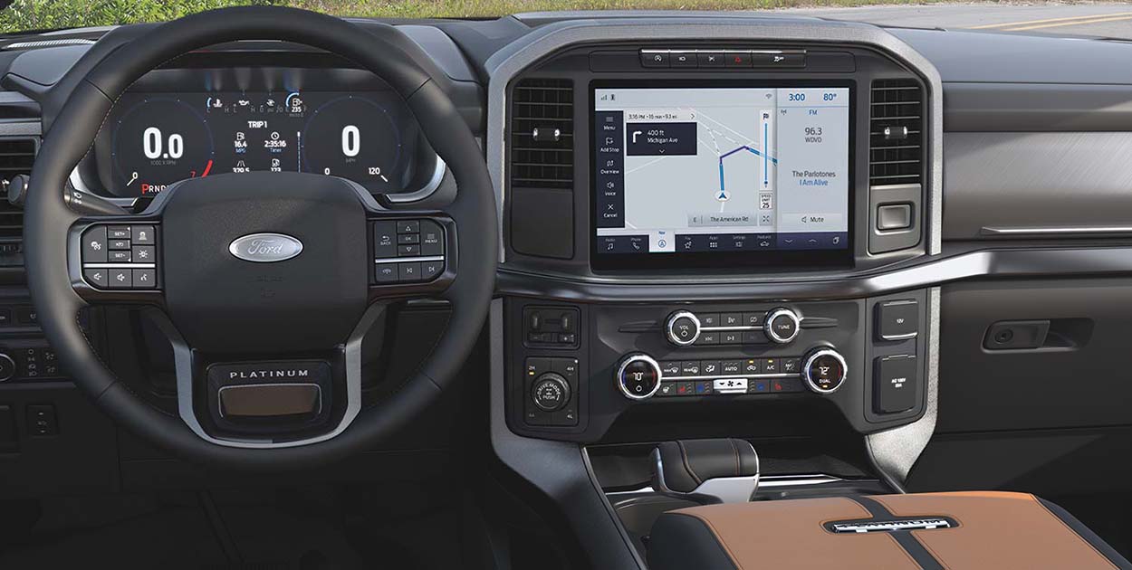 Nuevo Diseño Interior F-150 Platinum Completamente Híbrida