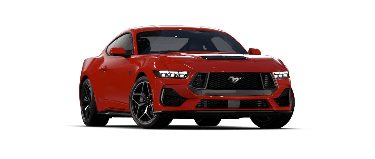 Ford Mustang® en color Rojo Rally