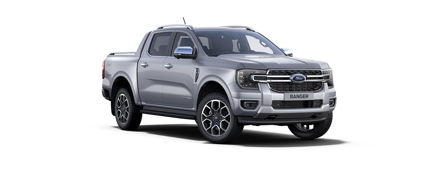 Ford Ranger Nueva generación en color Plata Metálico