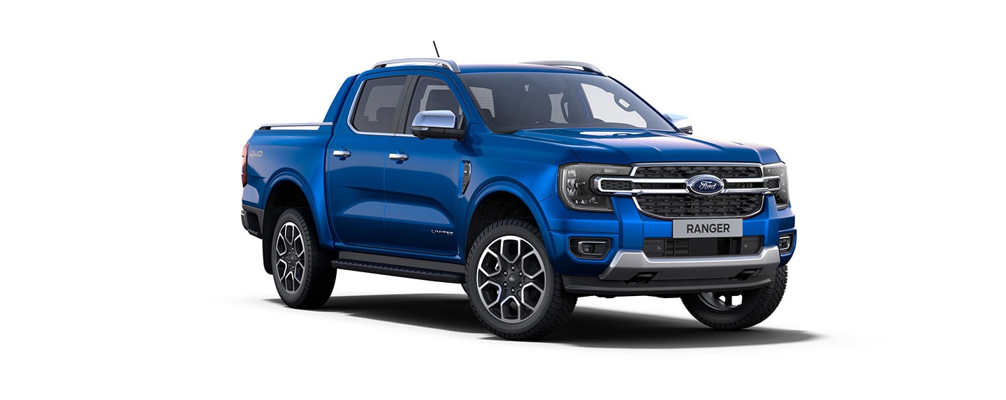 Camioneta Ranger Azul Velocidad