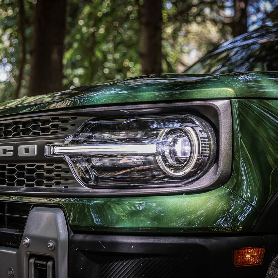 Ford Bronco Sport, detalle de sus faros