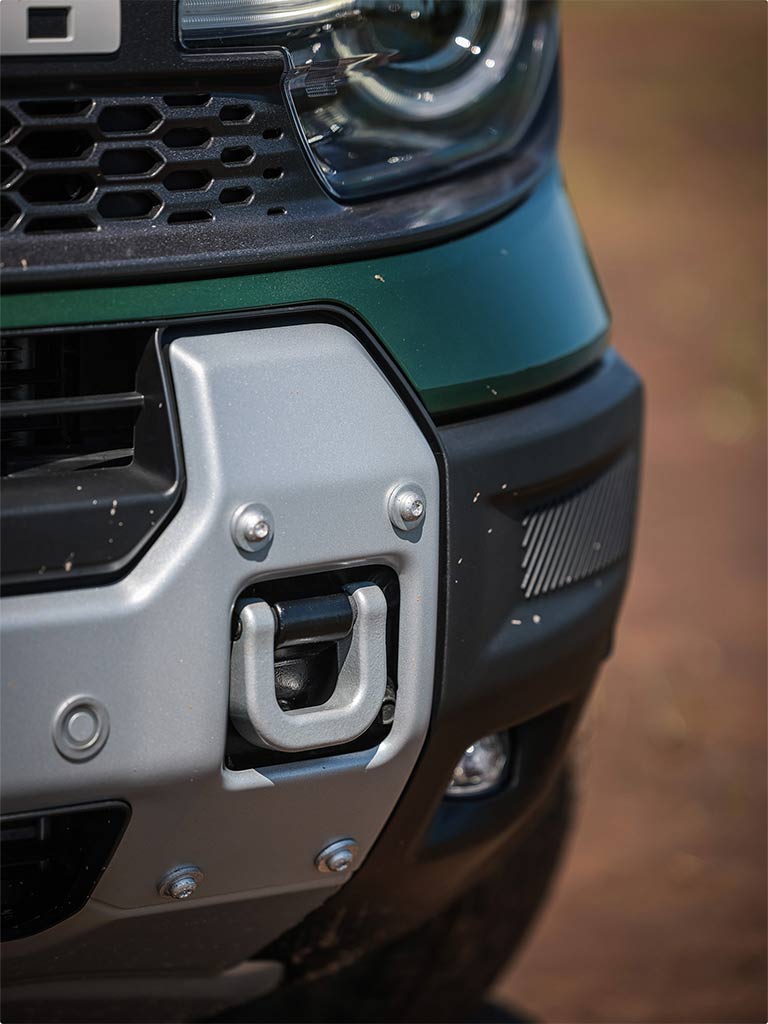 Punto de enganche frontal de la Bronco Sport Badlands