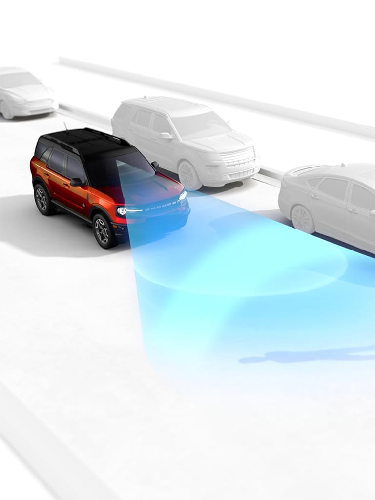 Sistema de asistencia y cámaras de seguridad del Ford Bronco Sport