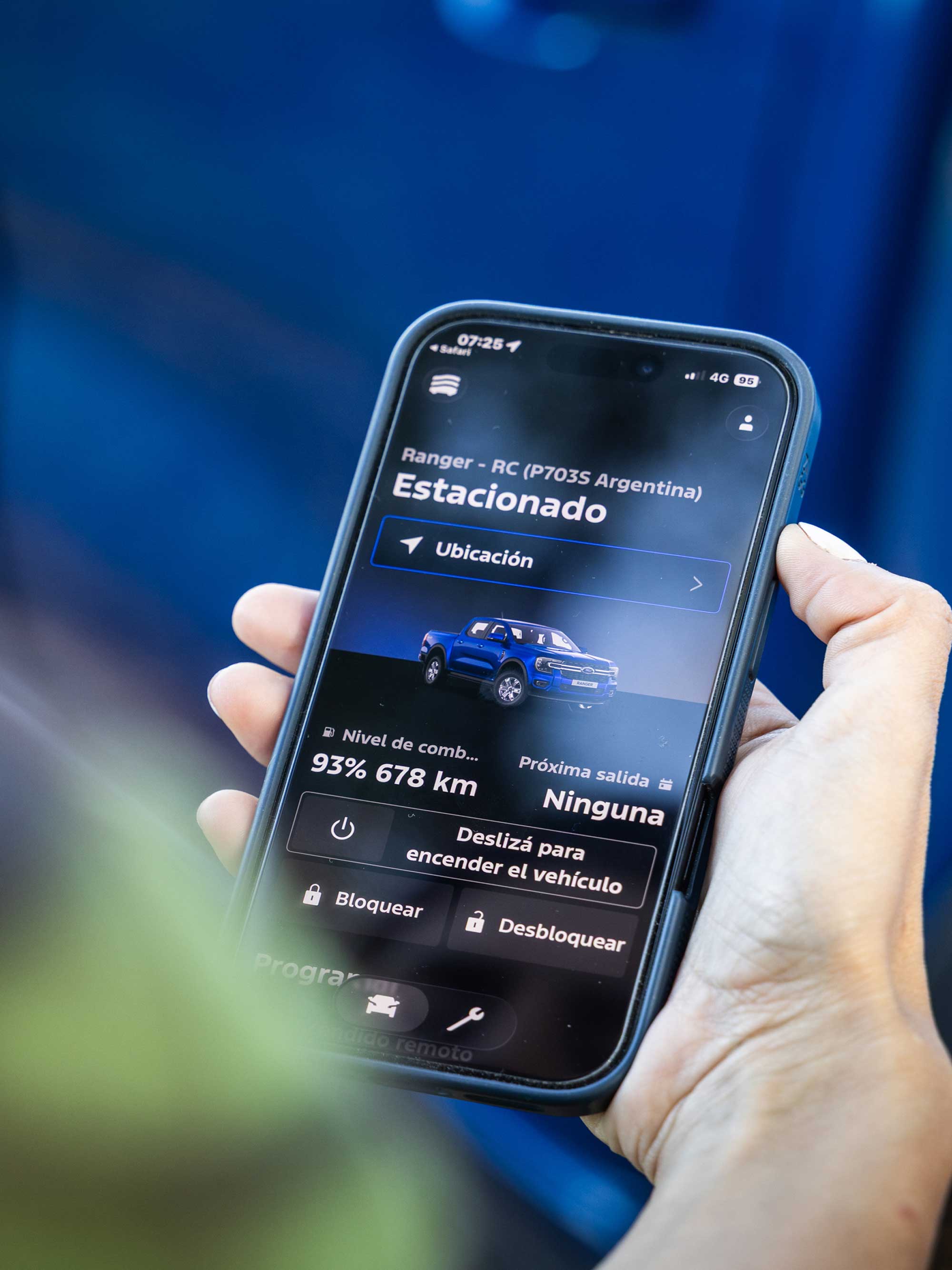 Gestiona tu Ford Bronco desde Ford app