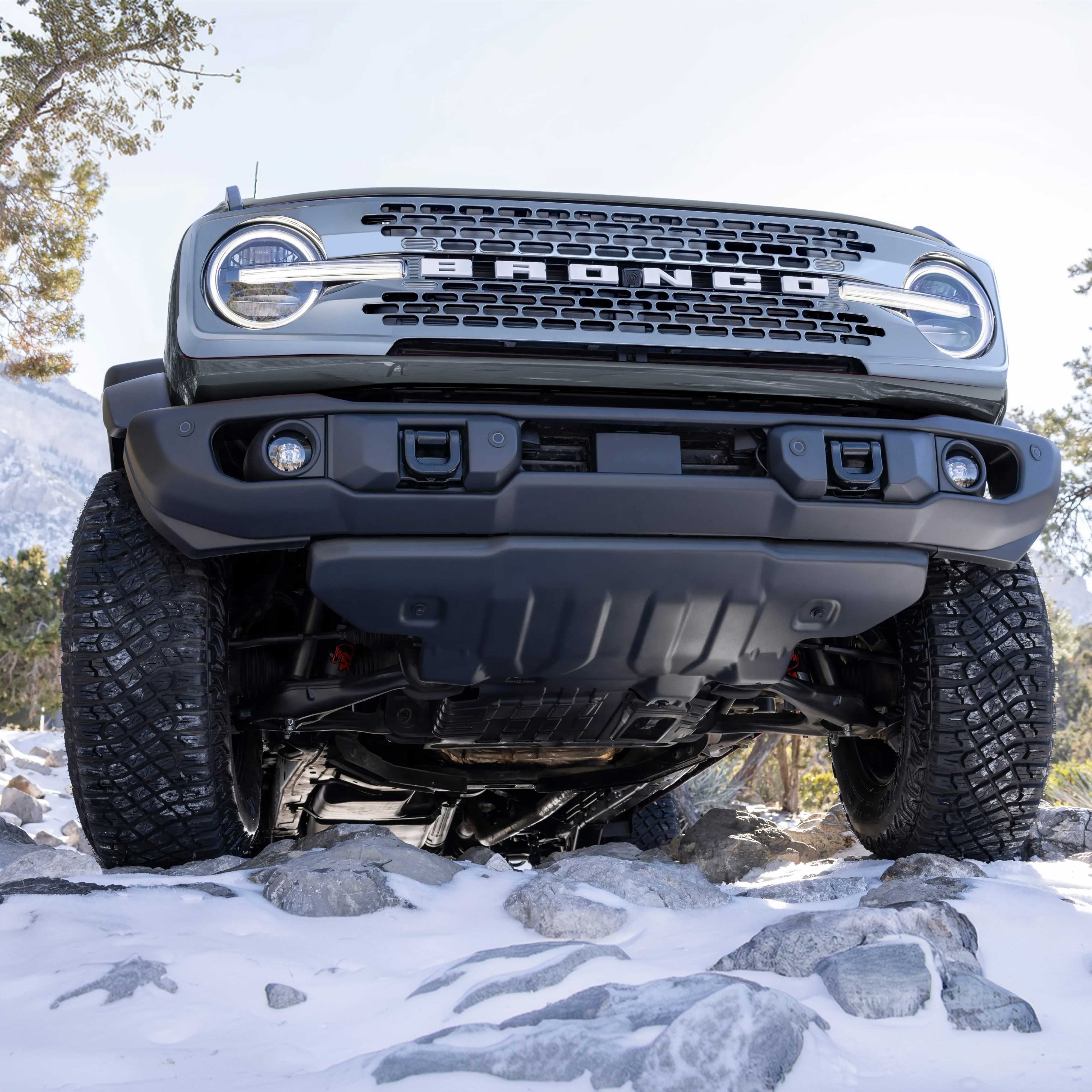 Detalle de la parrilla de la Ford Bronco Badlands