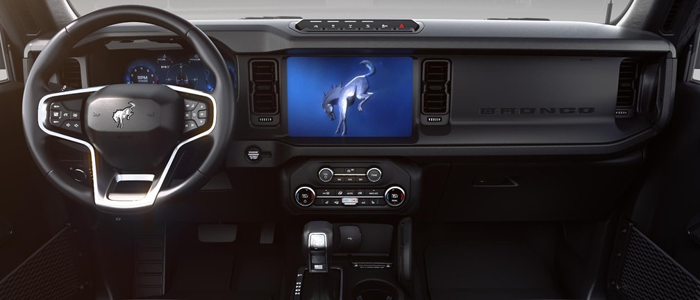 Interior de la Ford Bronco Badlands