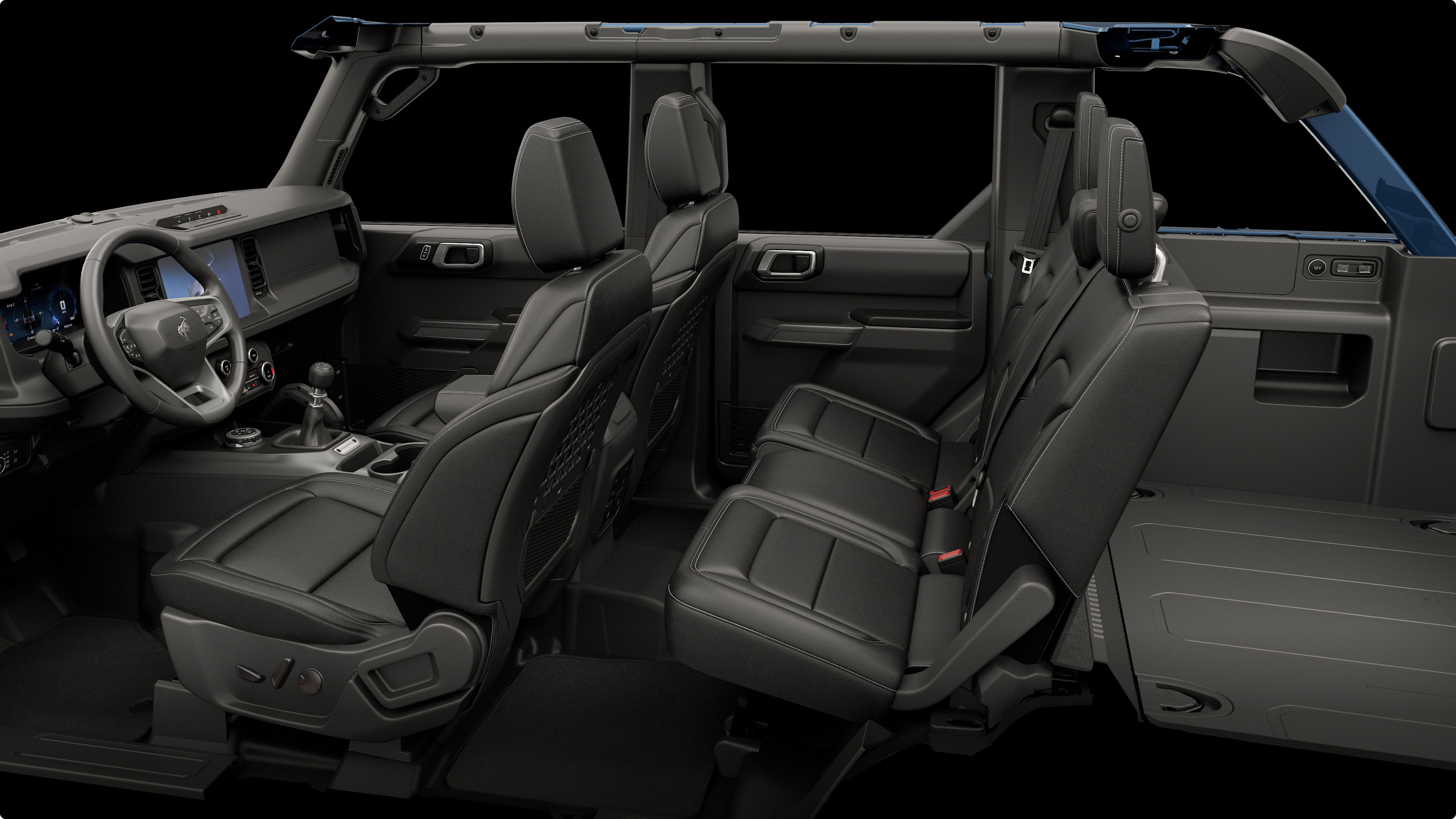 Interior de la Ford Bronco Badlands