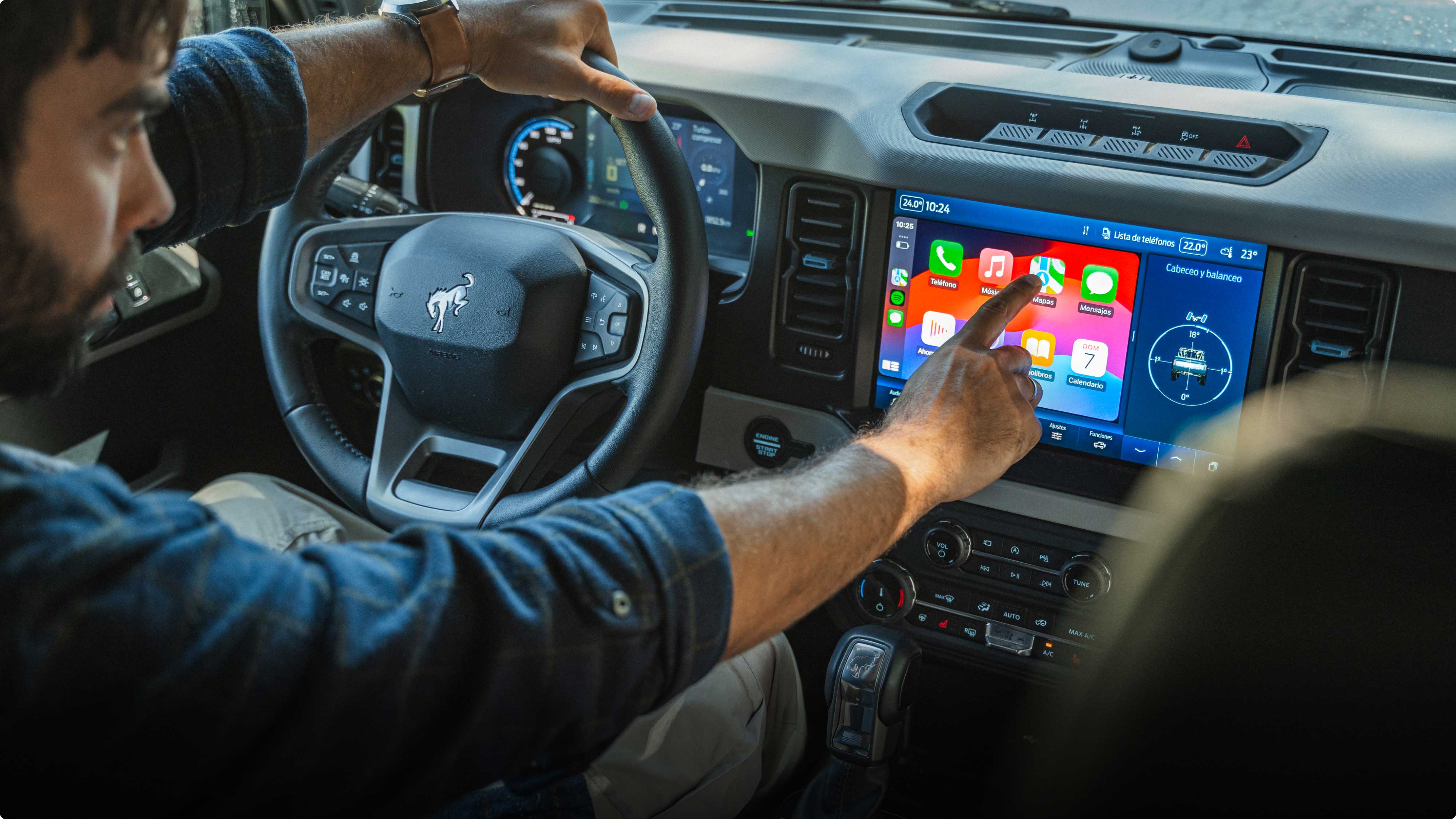 Pantalla táctil de la Ford Bronco Badlands
