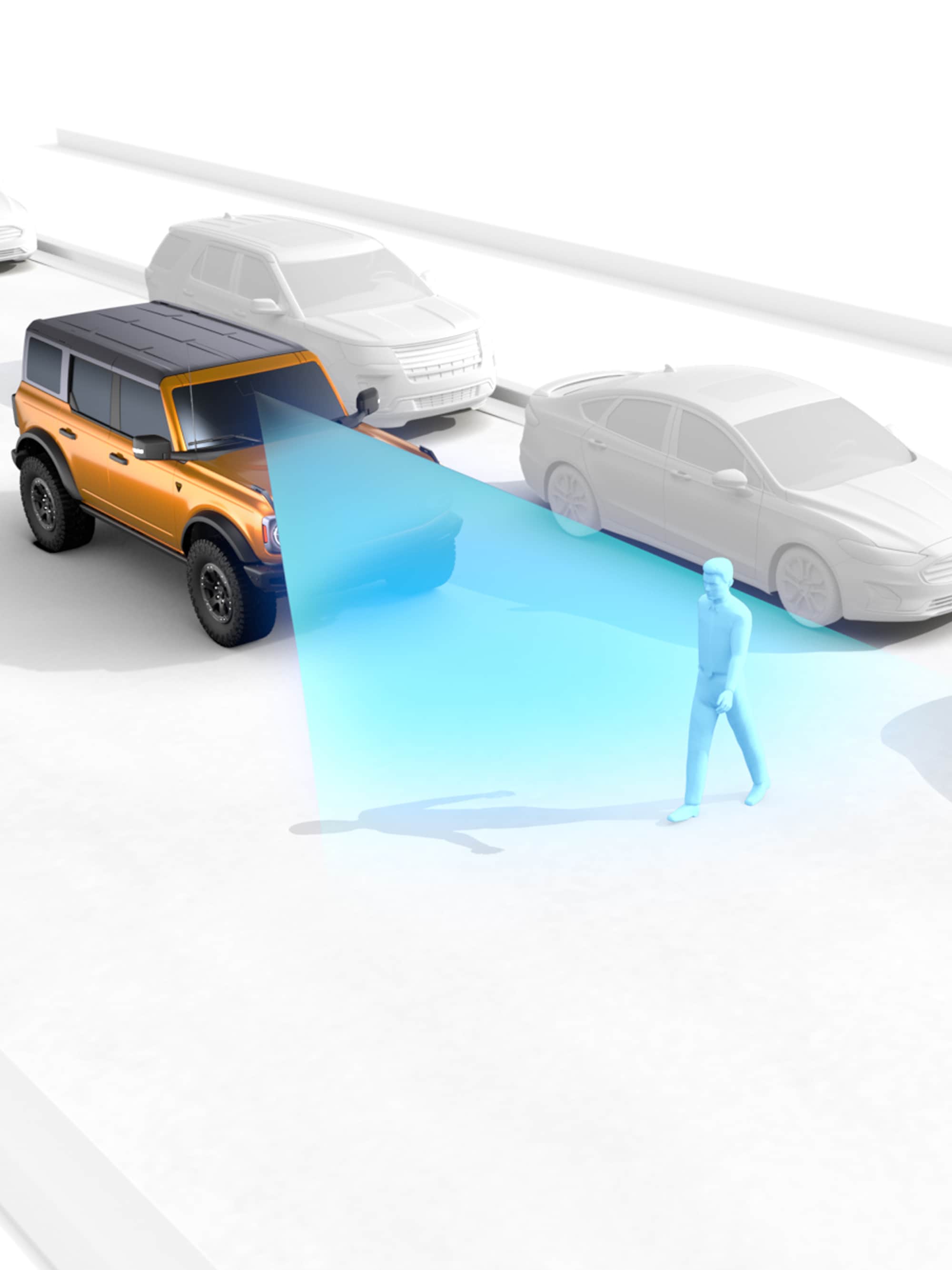 Sistema de detección de Vehículos de la Ford Bronco Badlands