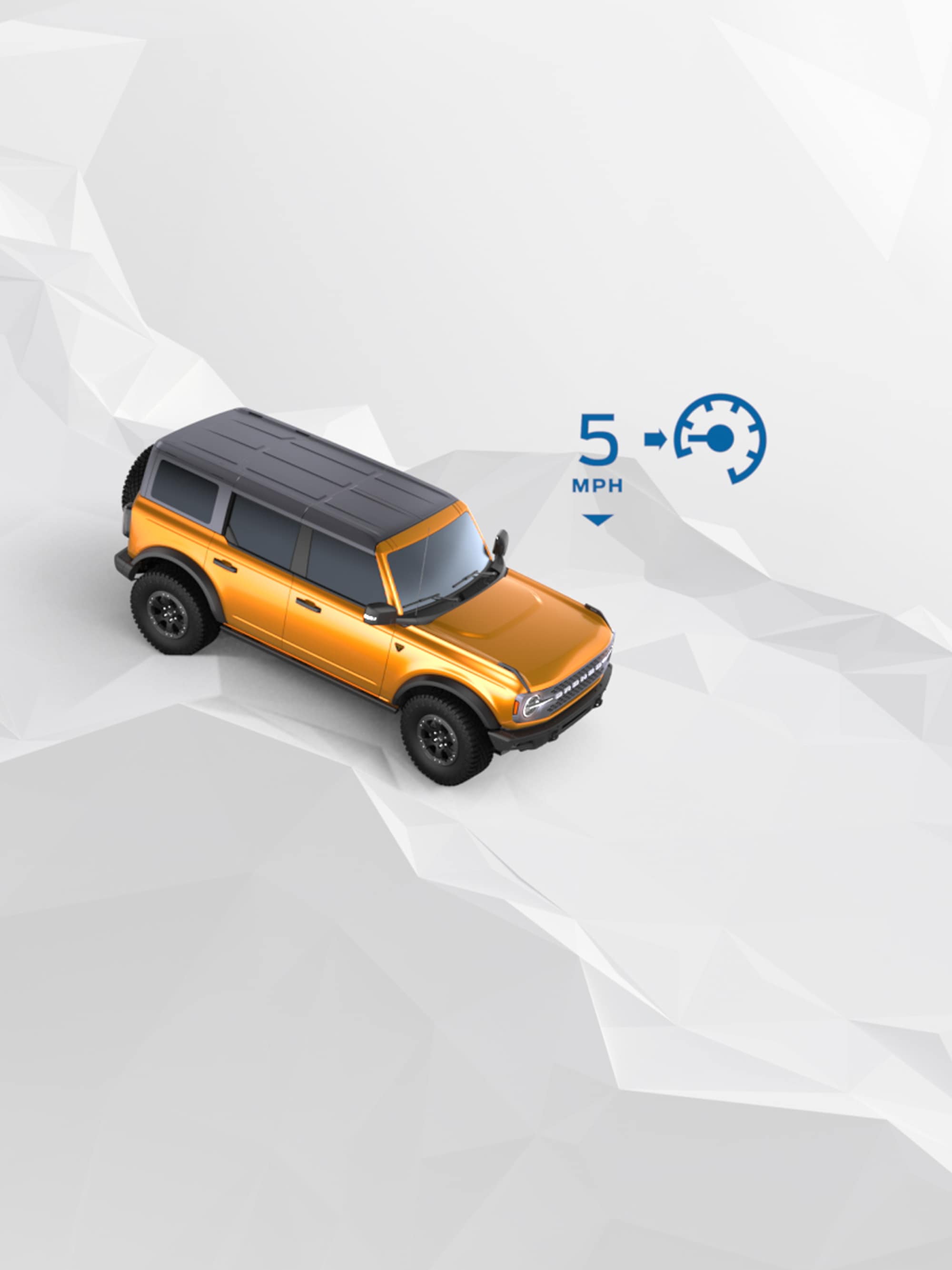 Control de pendientes de la Ford Bronco Badlands