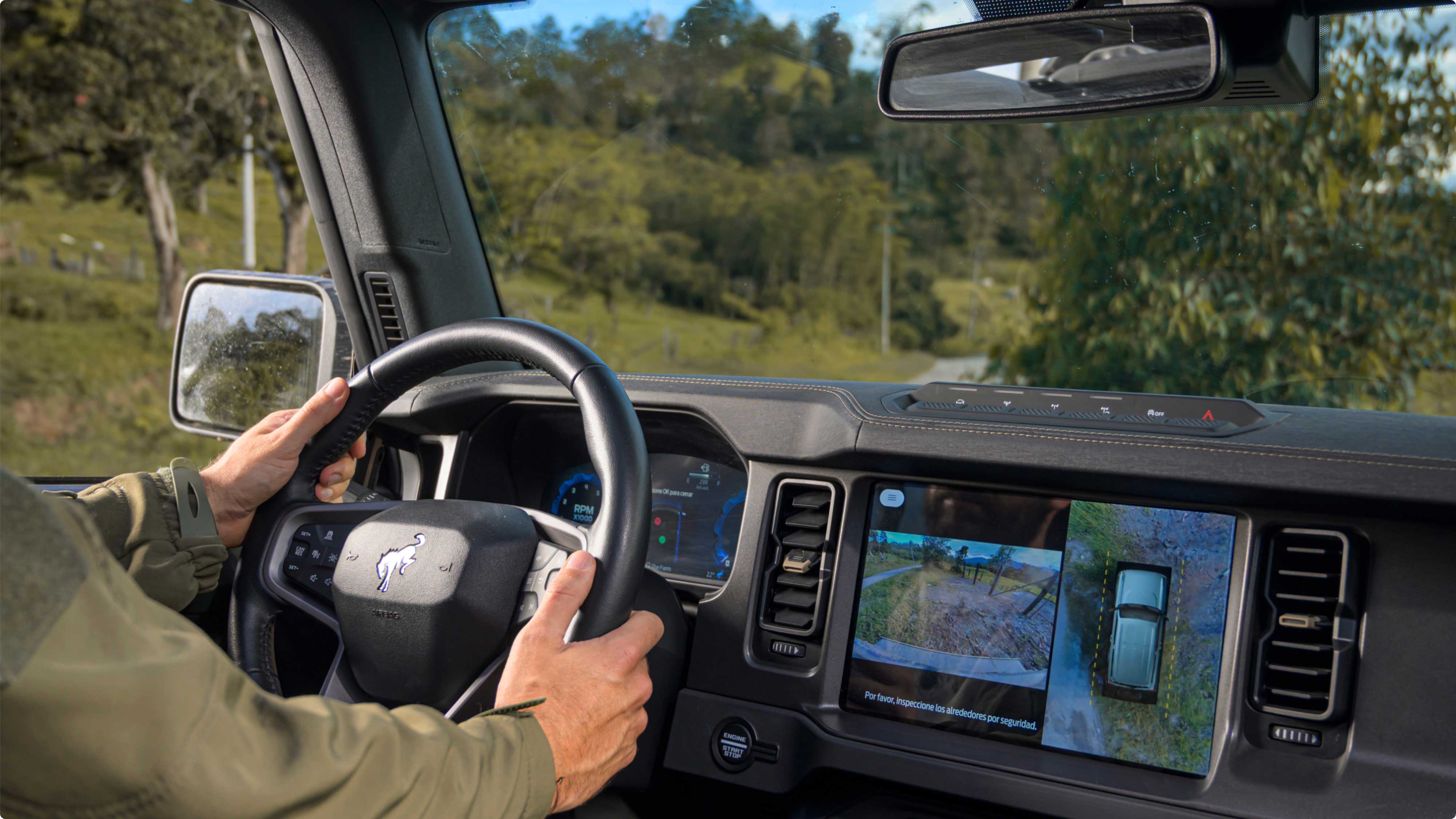 Imagen interior de la Ford Bronco Badlands