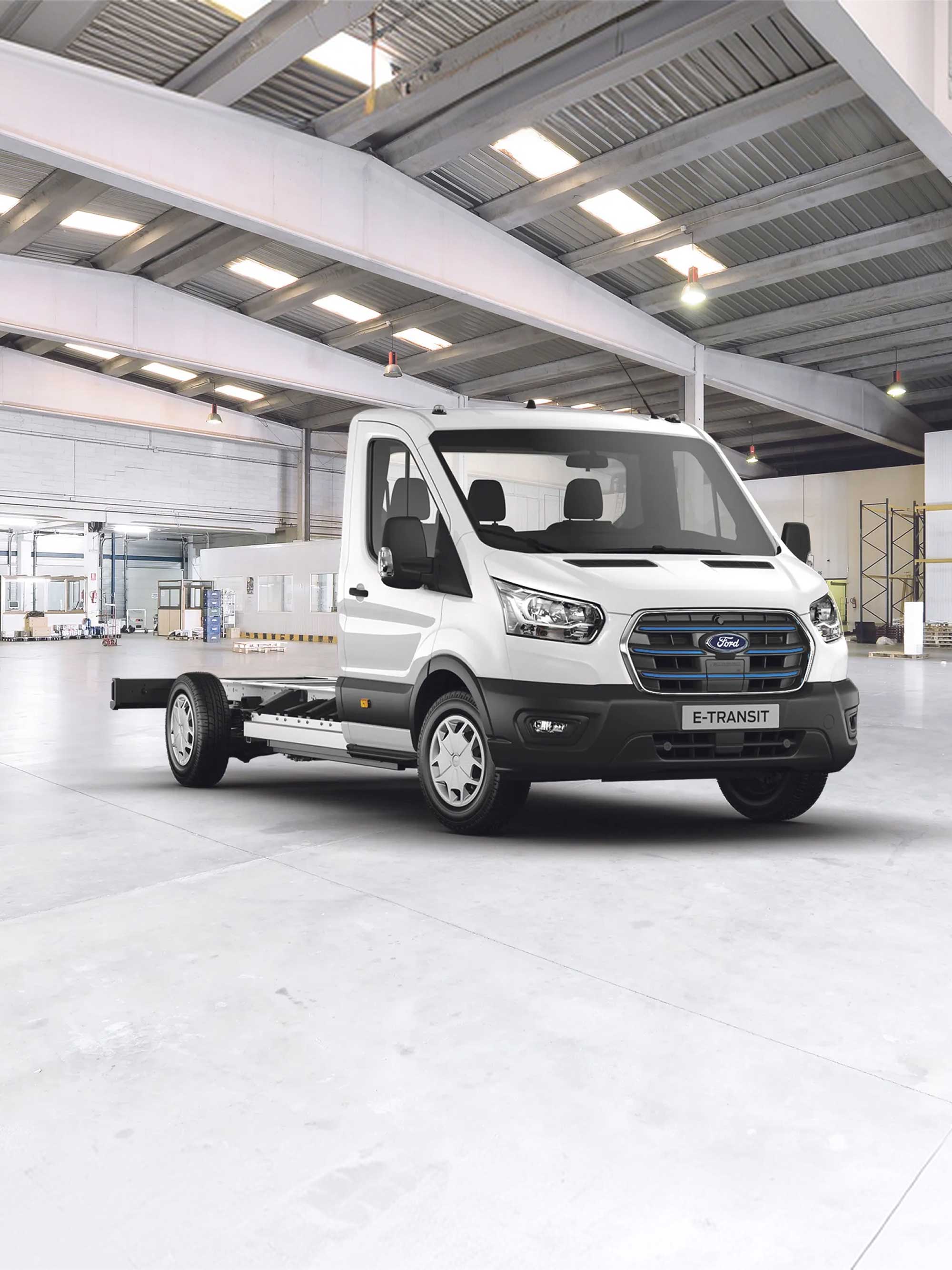 E-Transit Chasis, vehículo comercial de Ford