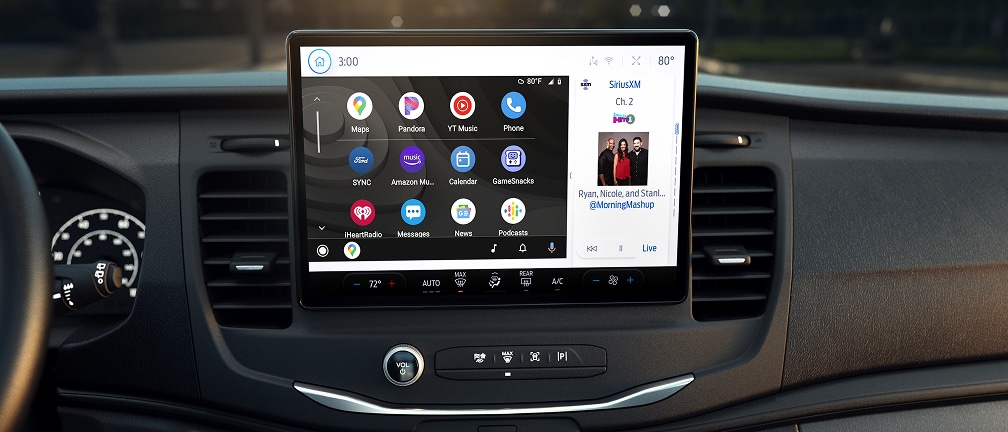 Pantalla táctir de la Ford E-Transit Van
