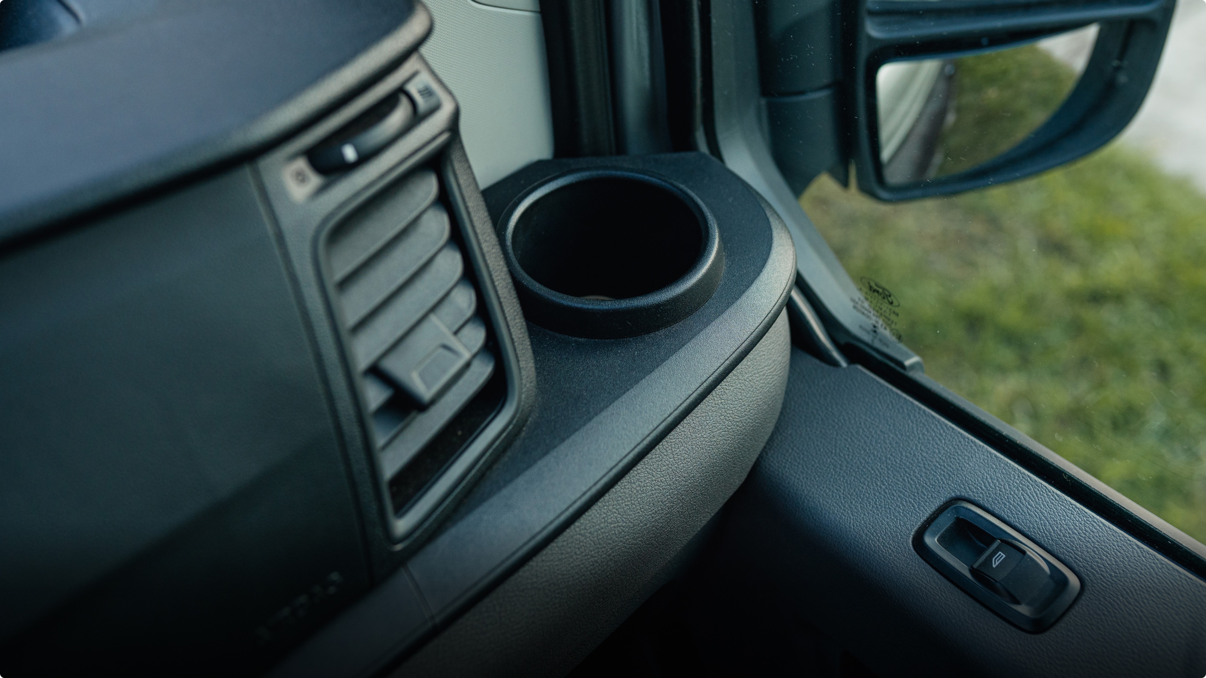 Salidas de aire acondicionado en la Ford E-Transit Van