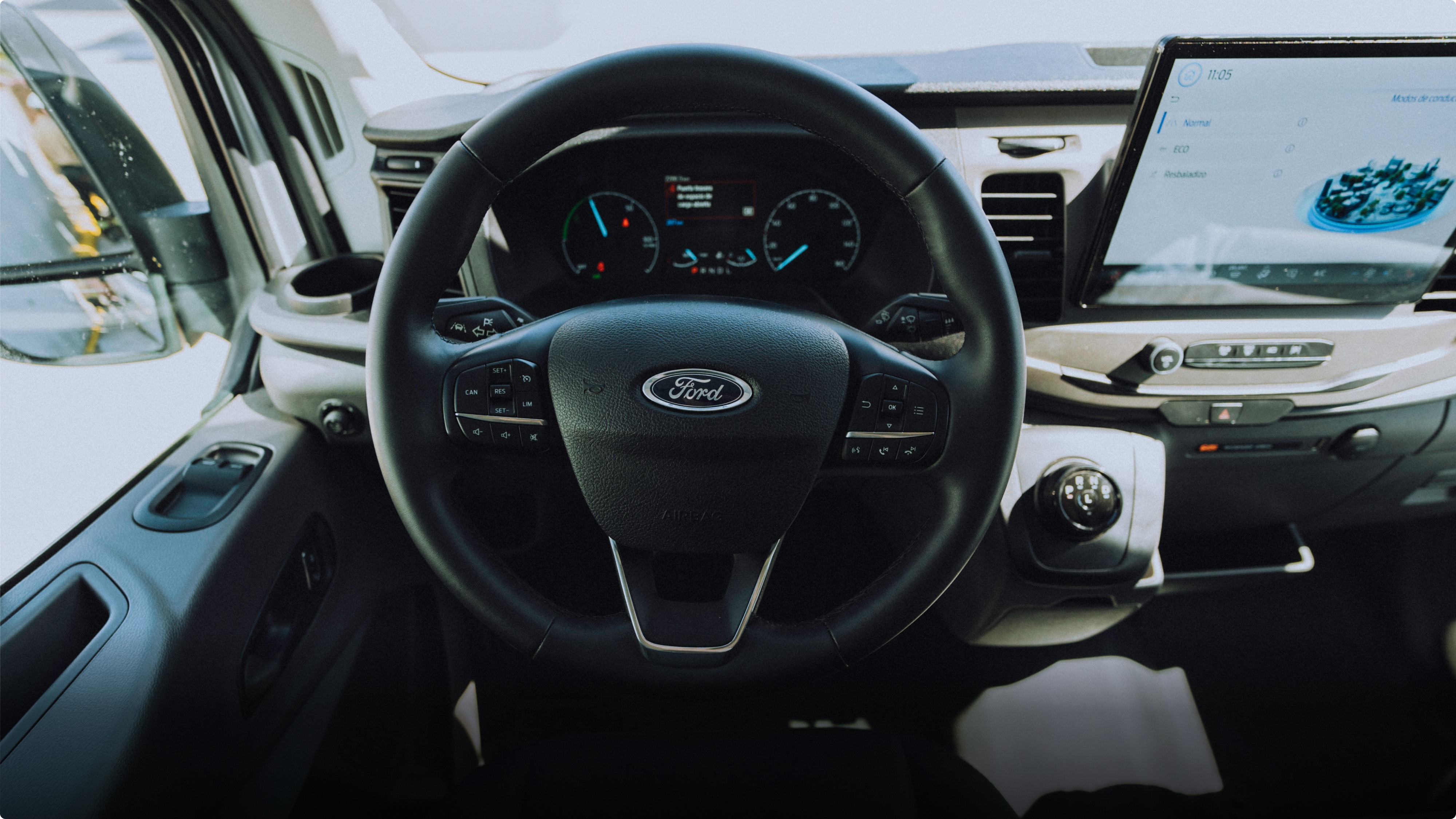 Volante de la Ford E-Transit Van