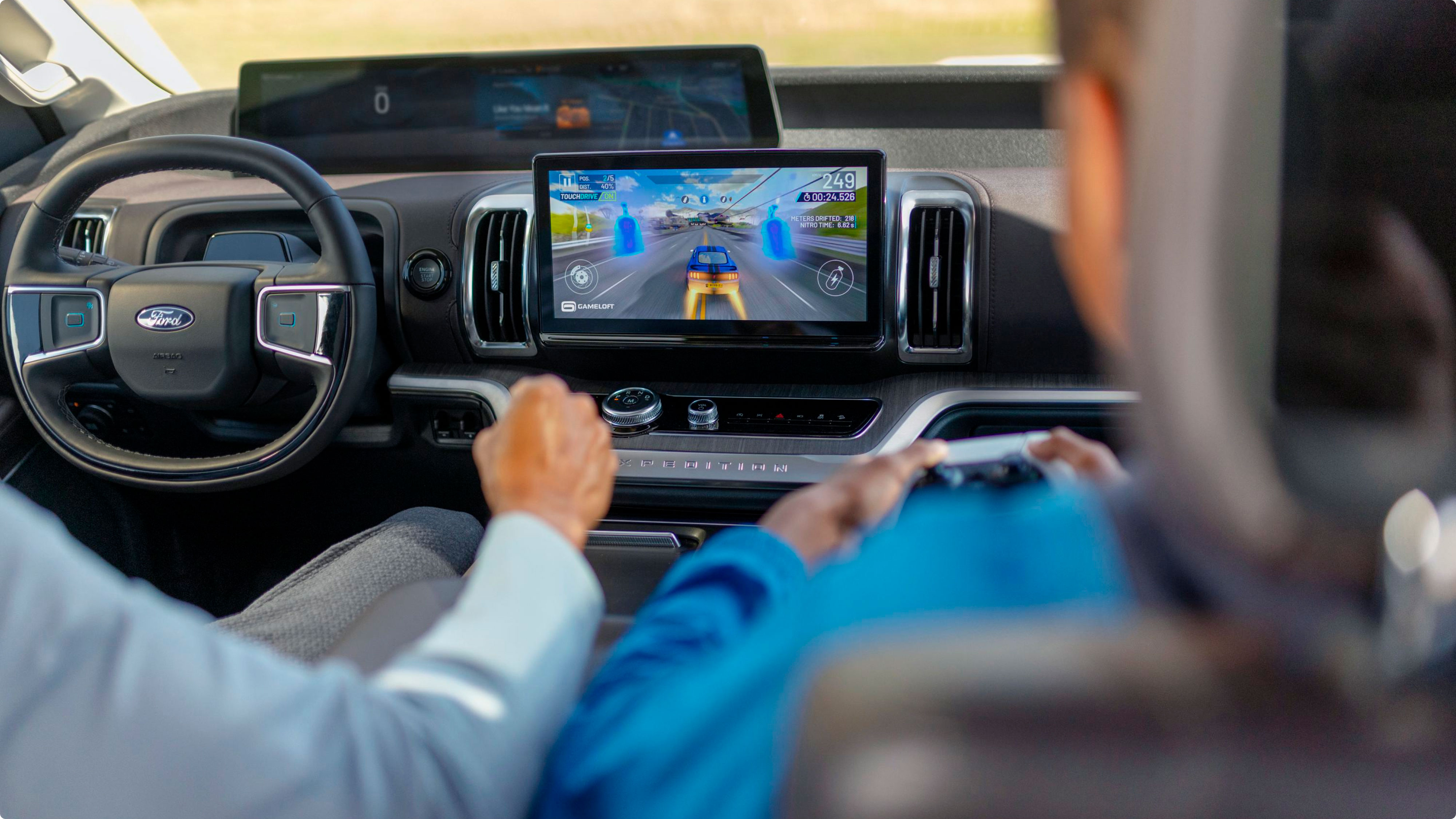 Pantalla central y tablero de la Ford Expedition 