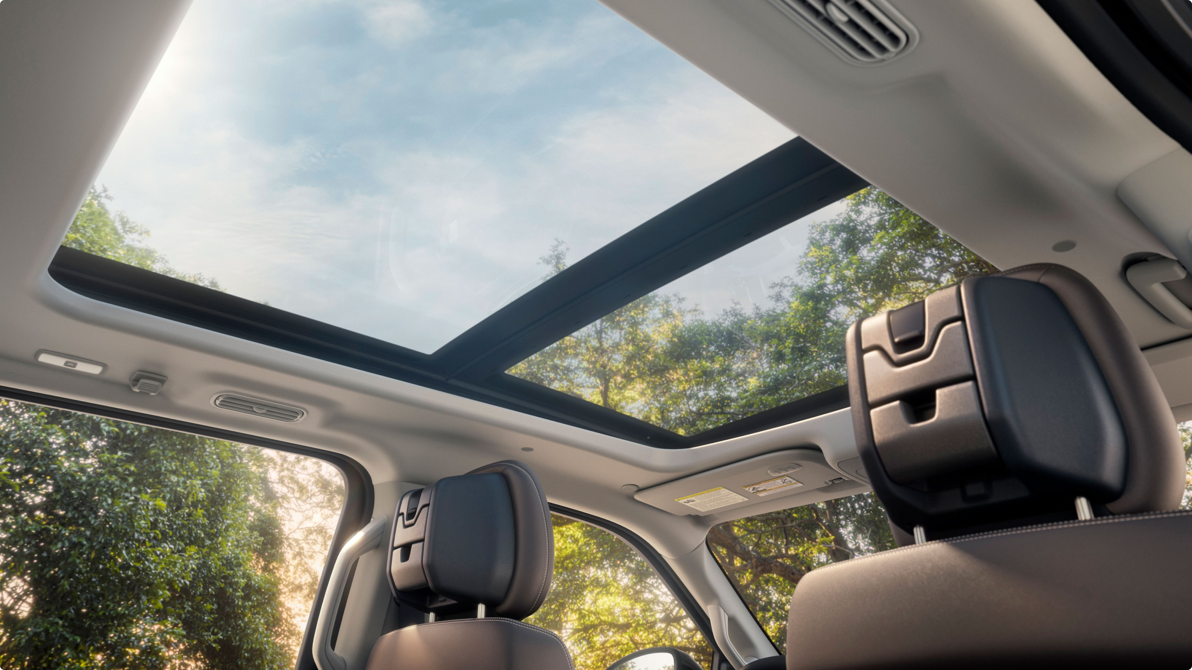 Techo panorámico de la camioneta Ford Expedition 