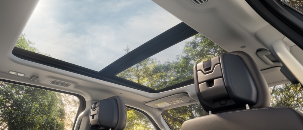 Techo panorámico de la camioneta Ford Expedition 