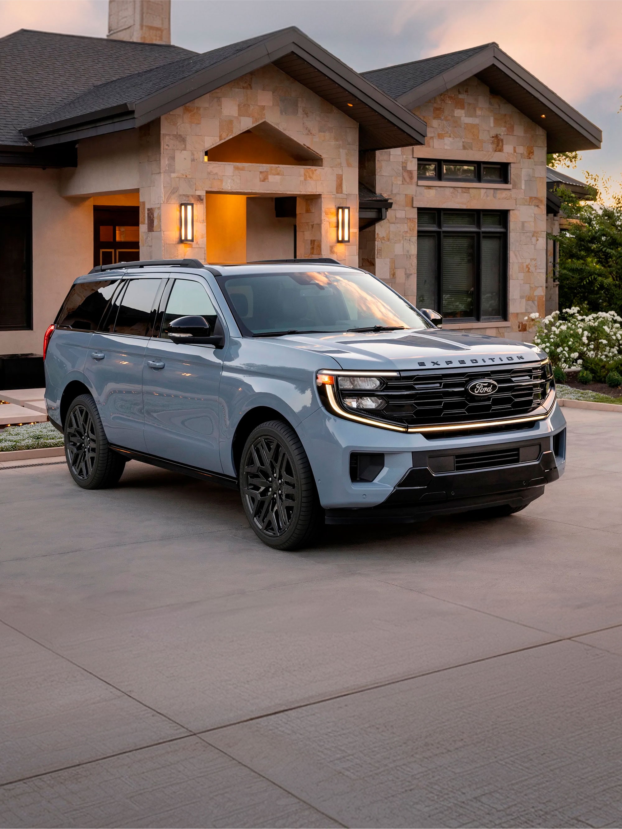 Vista frontal de la Ford Expedition 