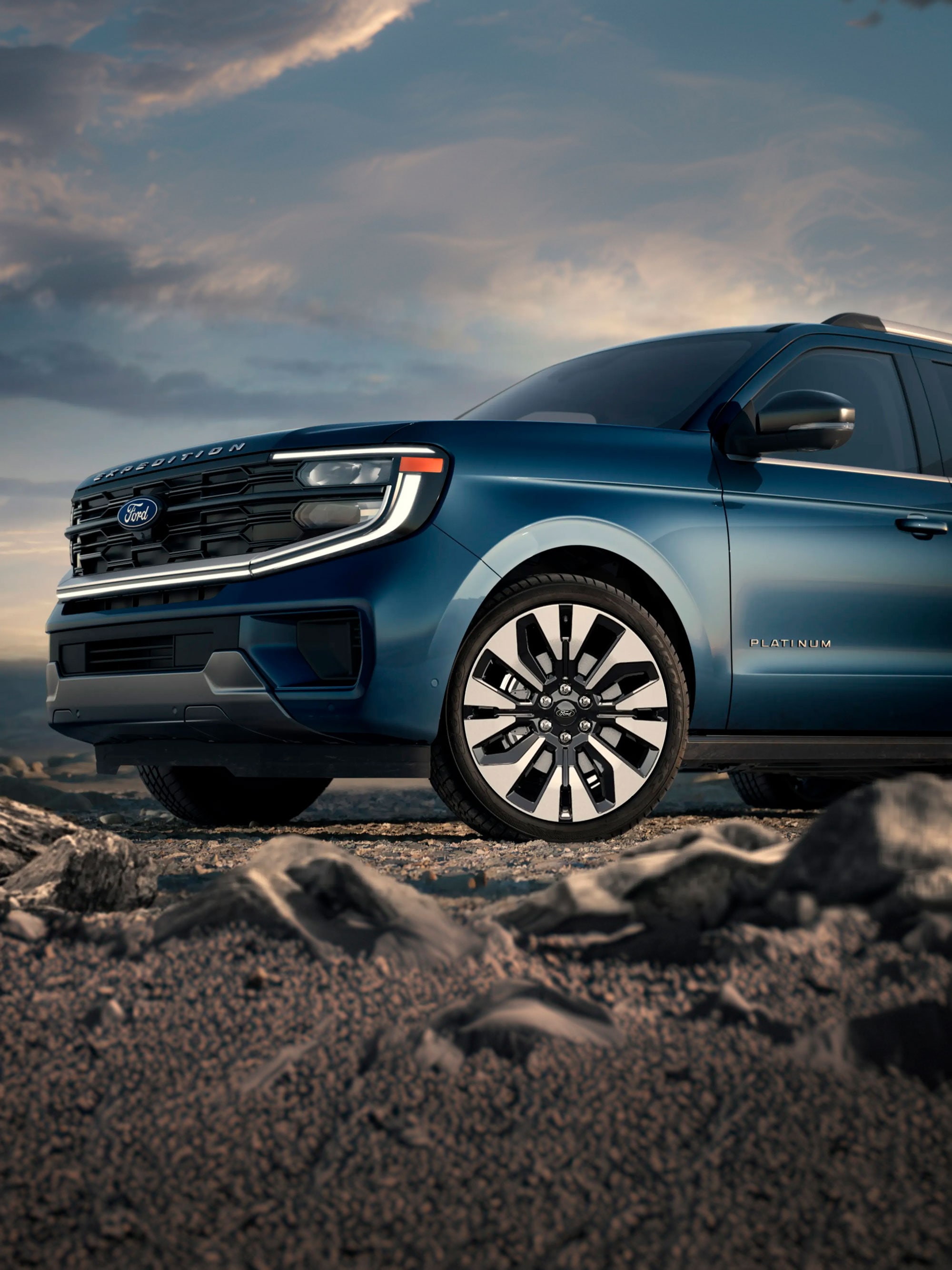 Vista lateral de la Ford Expedition 