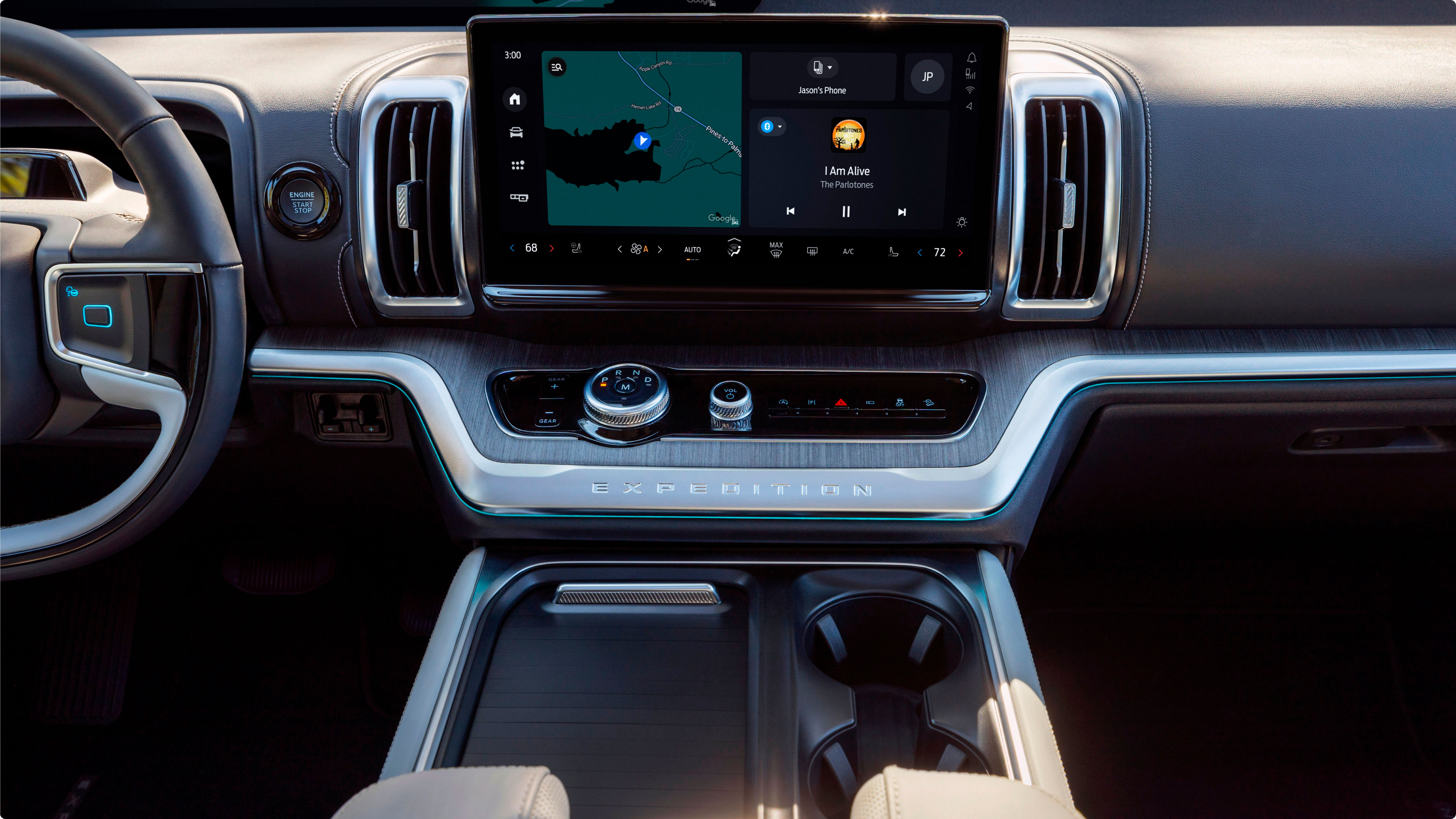 Interfaz de la camioneta Ford Expedition 