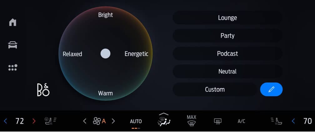Controles de audio de la Ford Explorer
