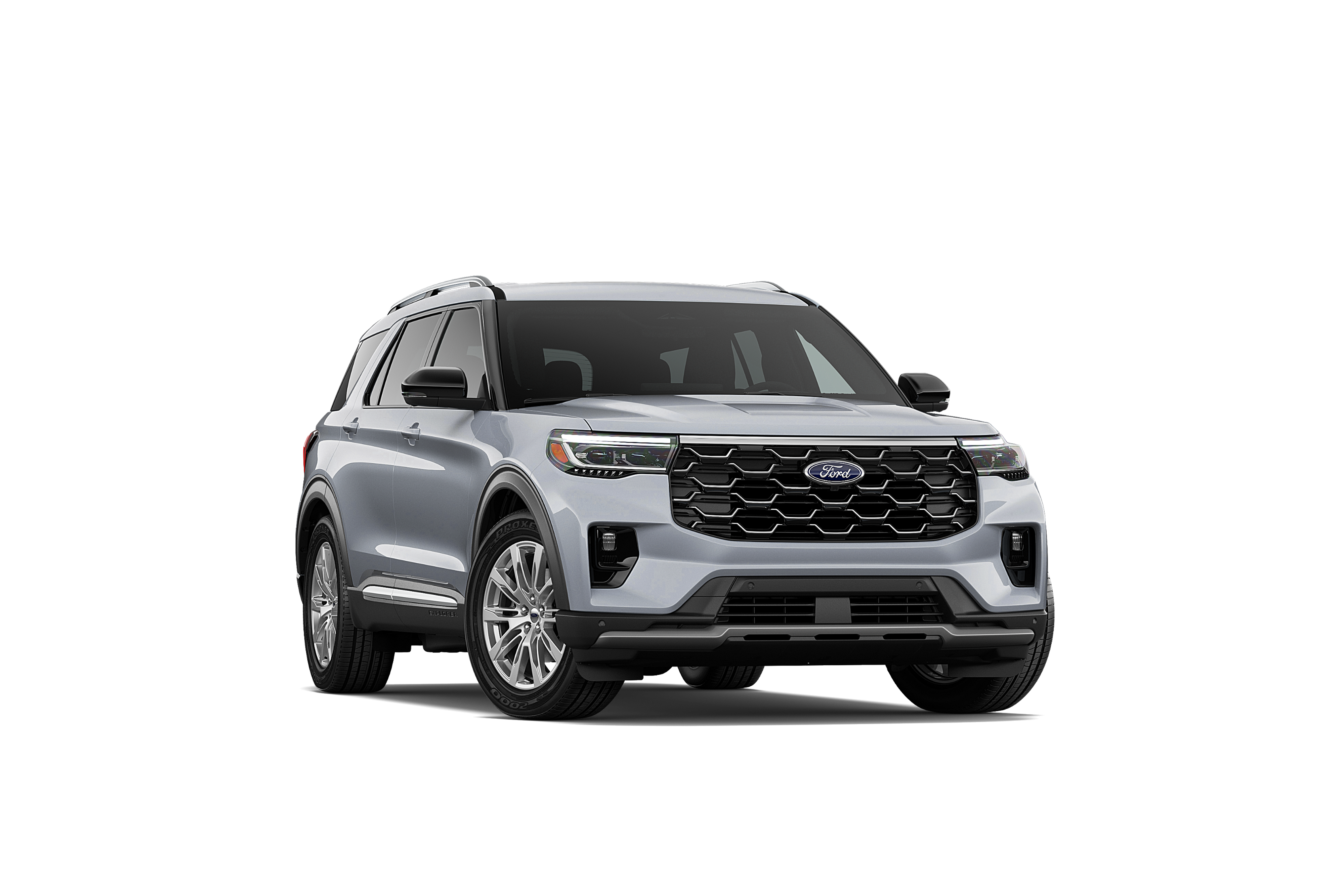 Ford Explorer Platinum en color plata