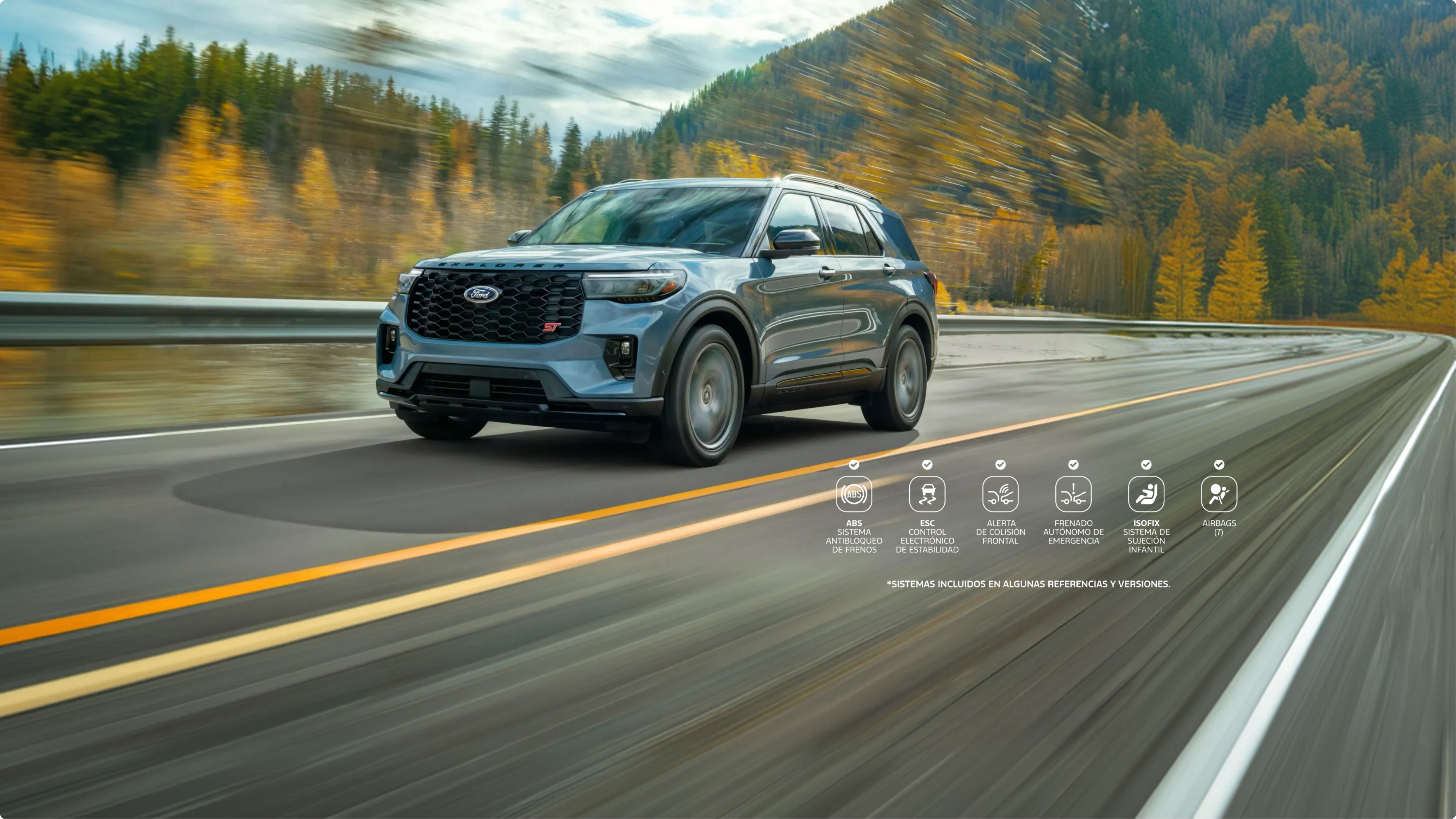 Ford Explorer ST en movimiento