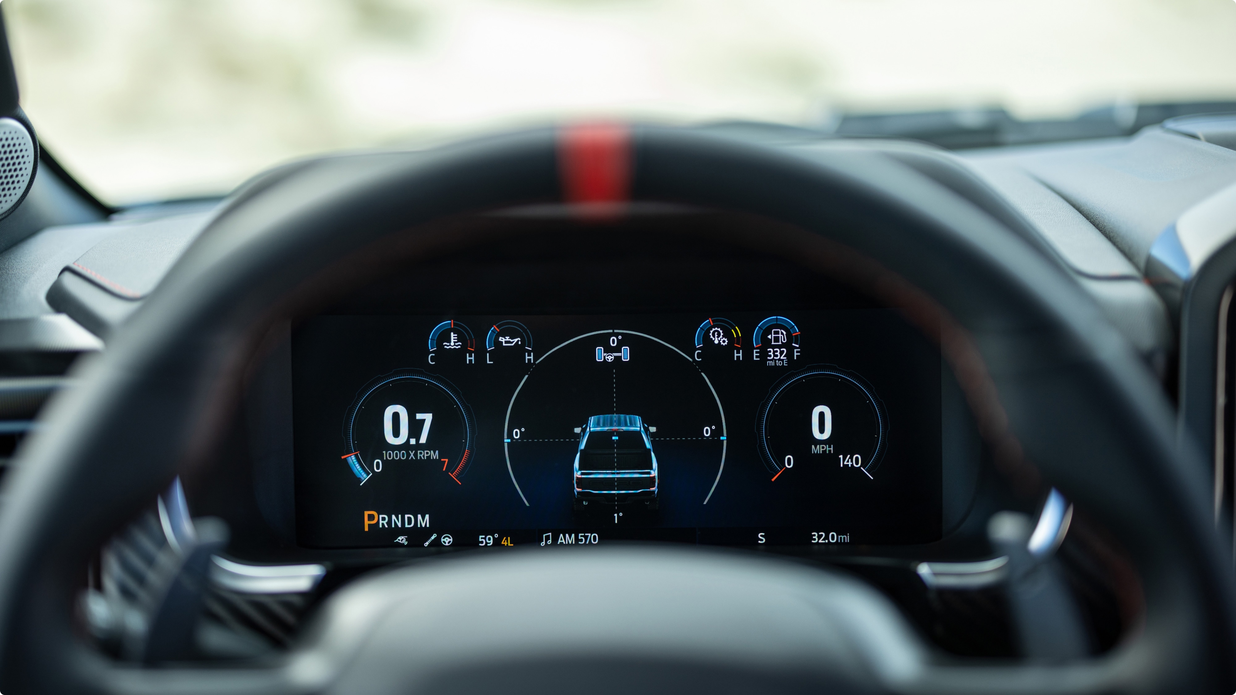 Tablero digital de la F-150 Raptor