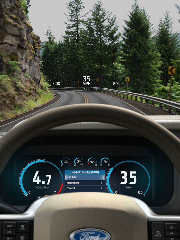 Ford F-150 Platinum Híbrida con Head Up Display