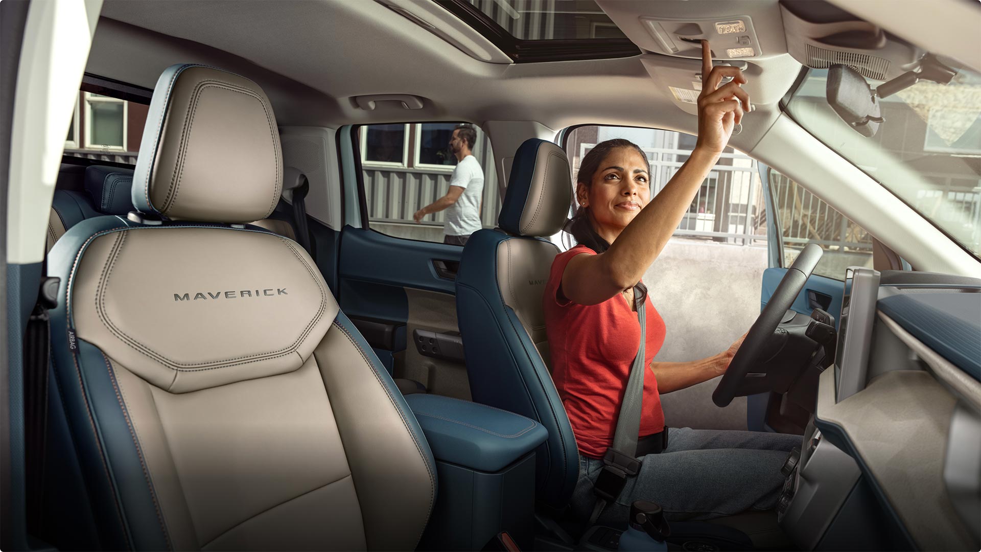 Diseño interior innovador de la Ford Maverick