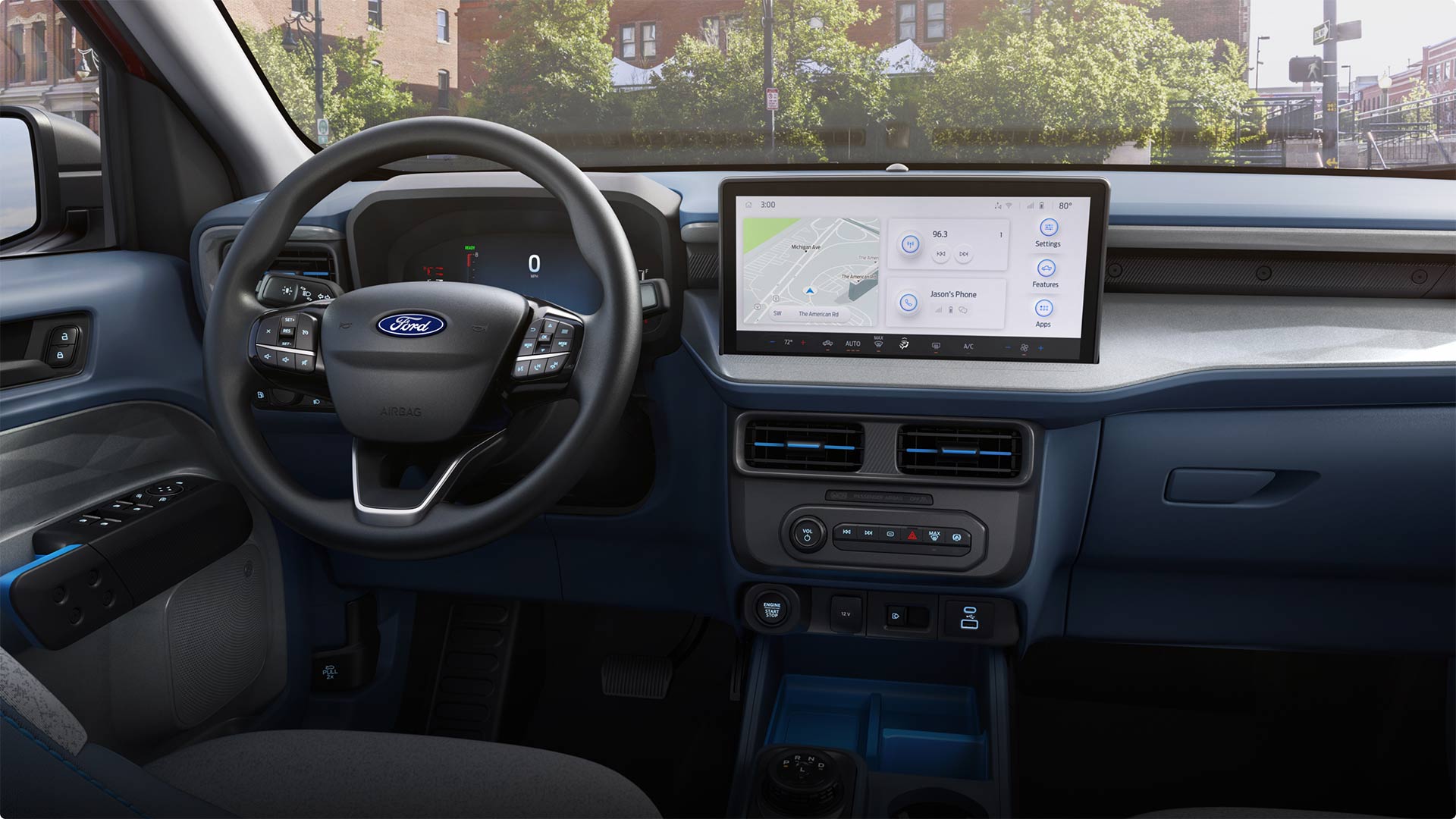 Ford Maverick con pantalla multitáctil con SYNC 4