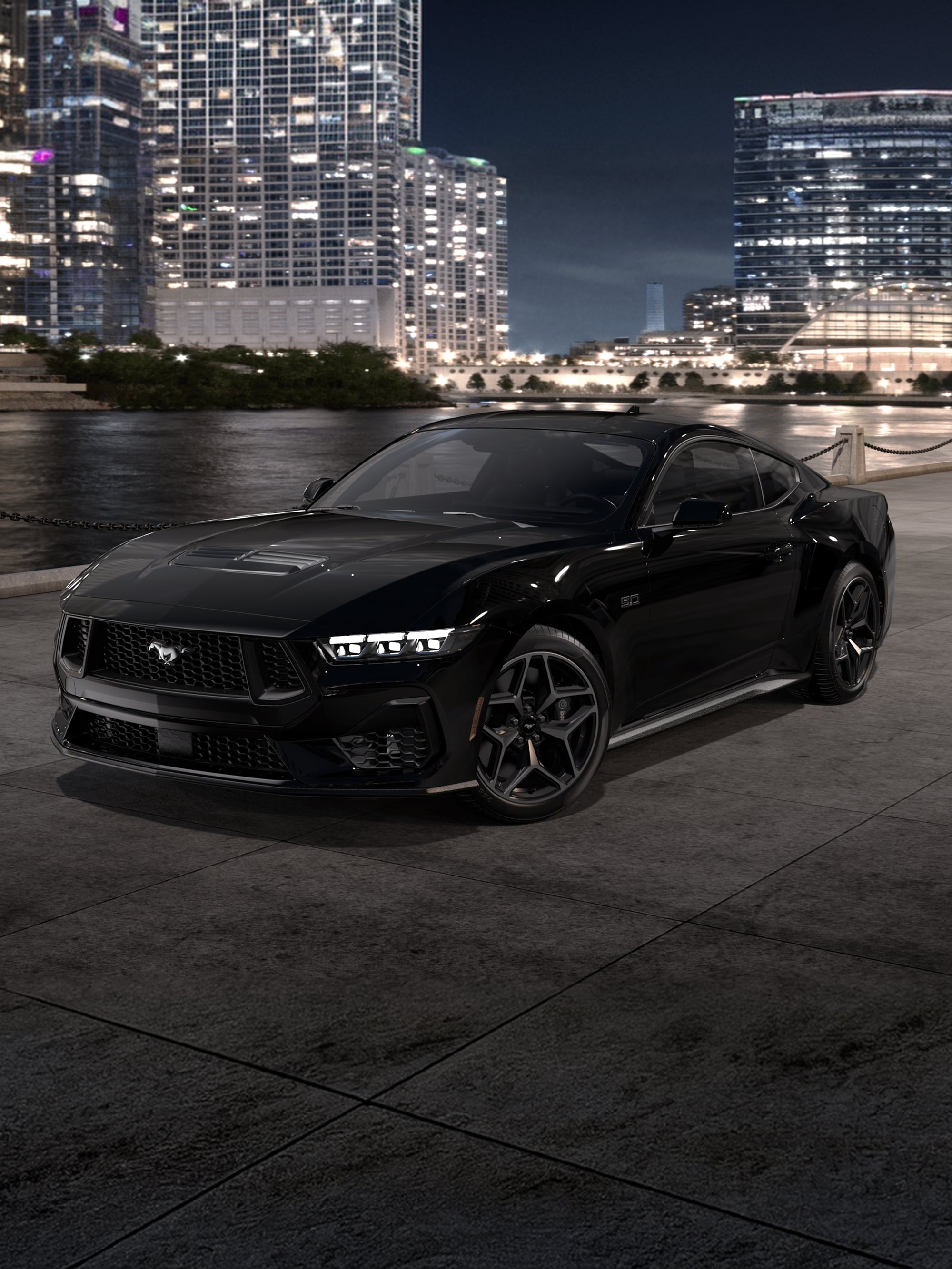Ford Mustang GT Premium en color negro 