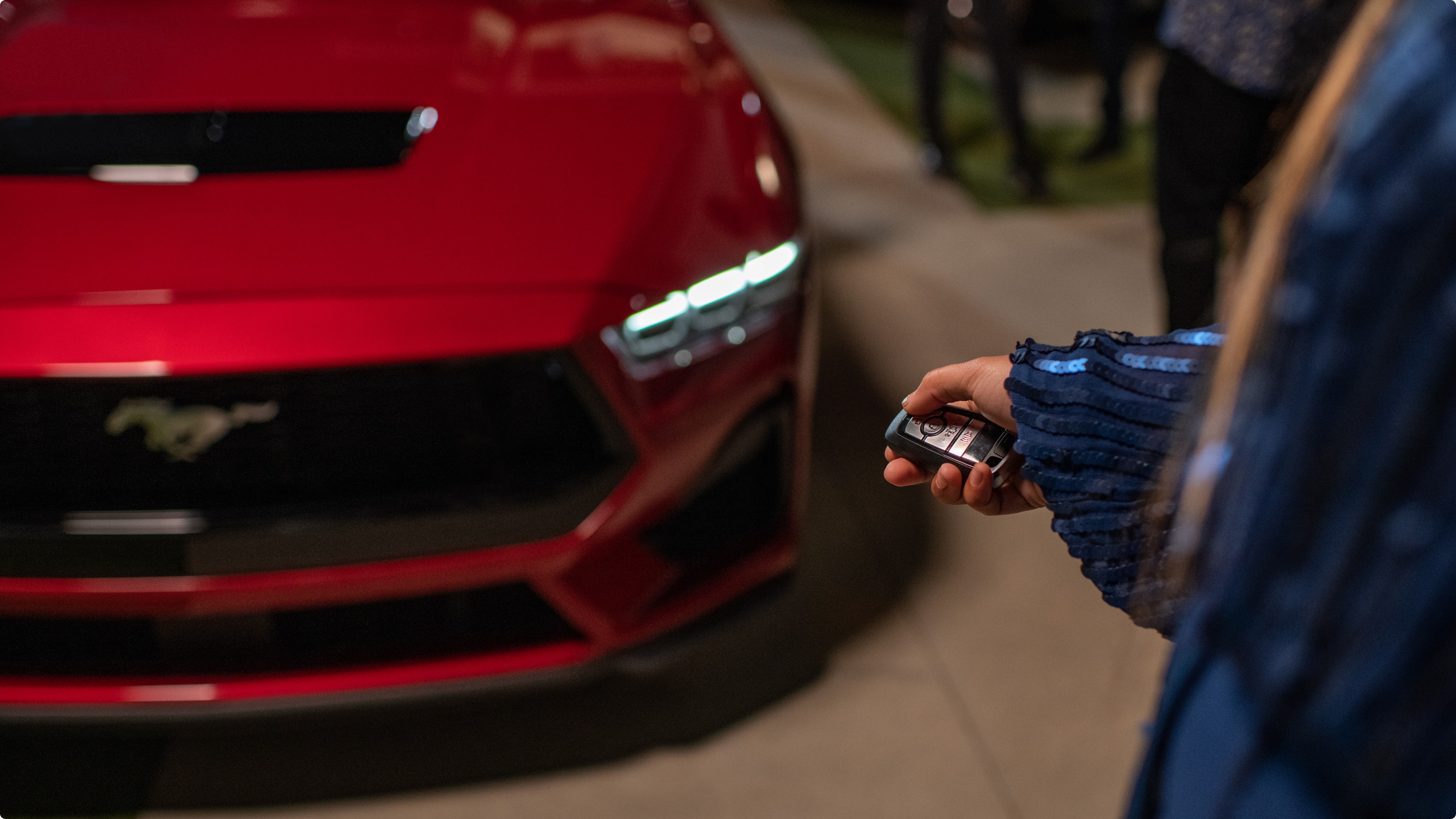 Ford Mustang GT Premium detalle frontal 