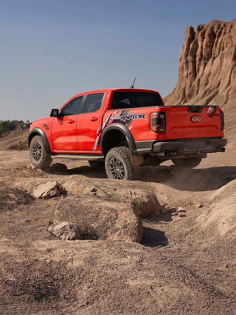 La Pick-up Ranger Raptor tiene Control de descenso en pendientes