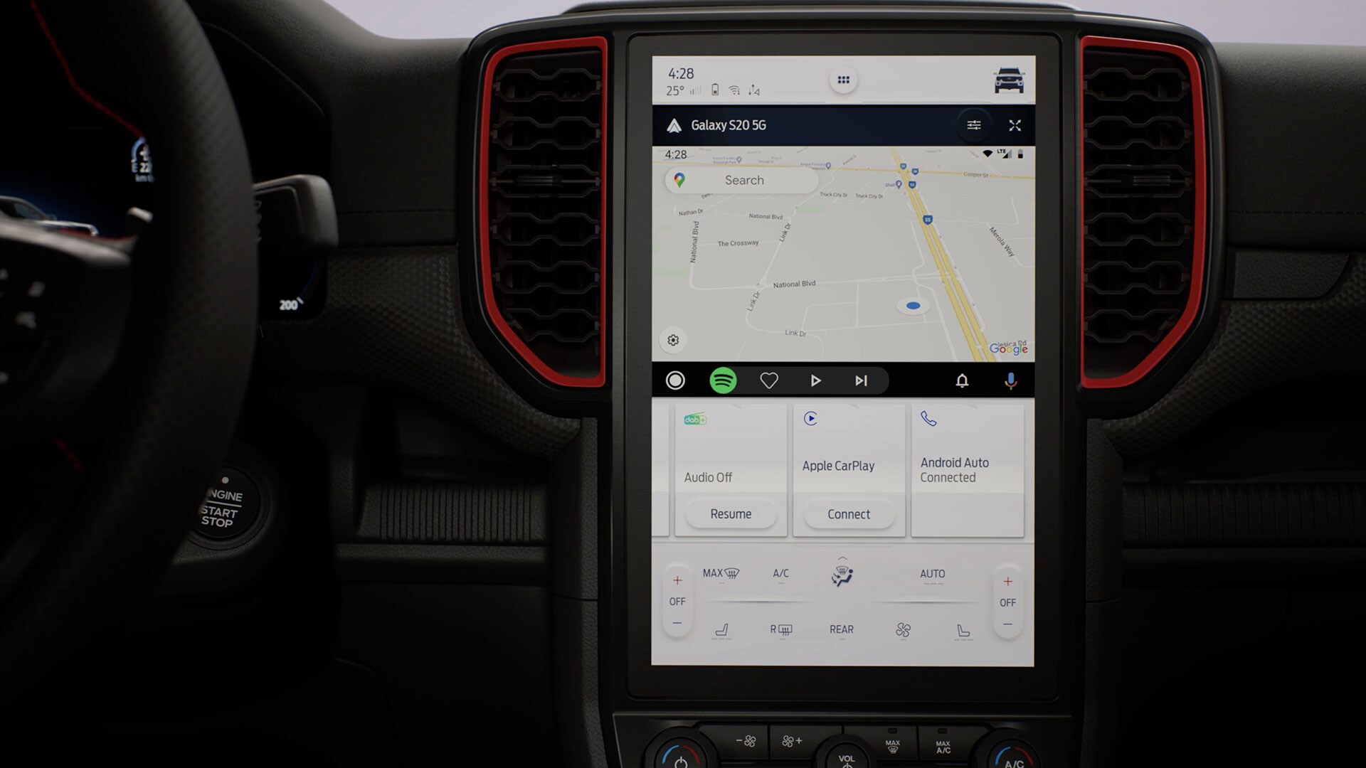 Sistema de conectividad de la Pick-up Ranger Raptor