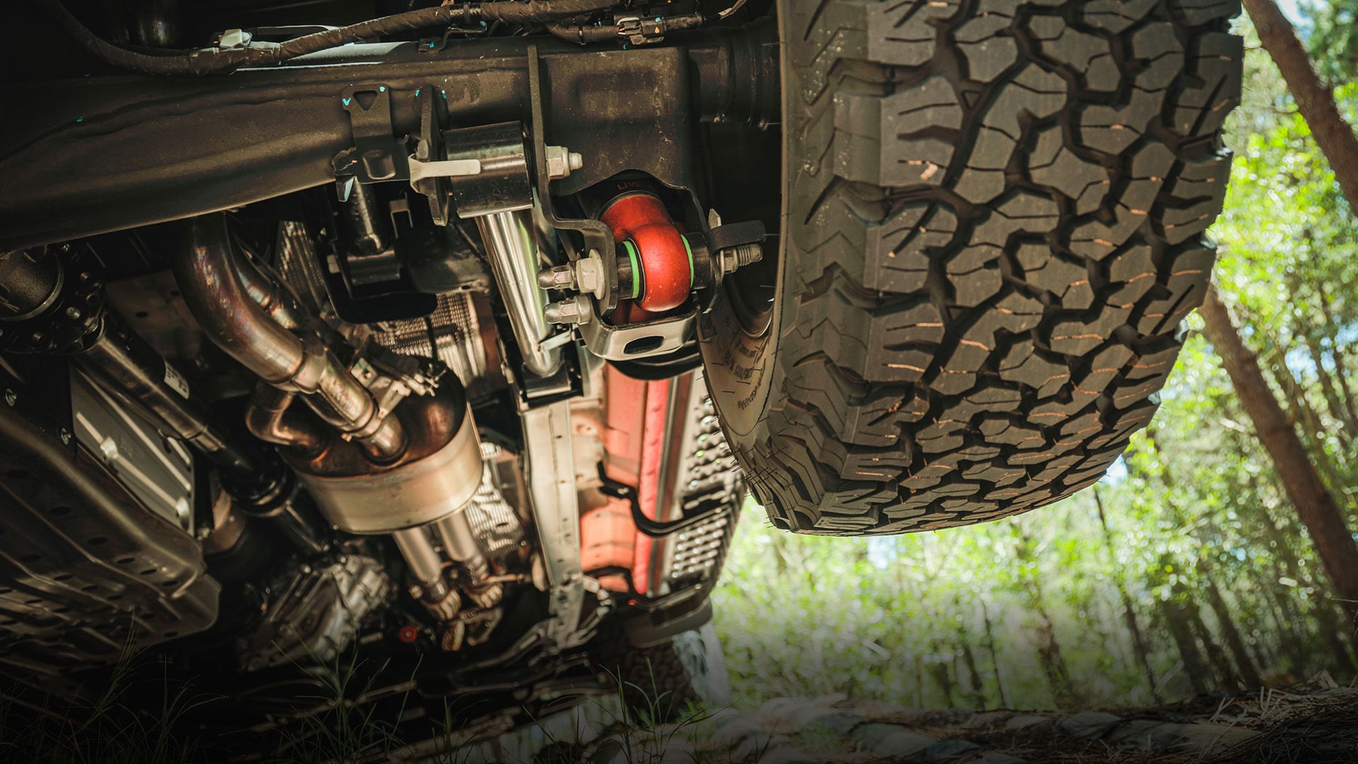 Chasis reforzado de la Ranger Raptor