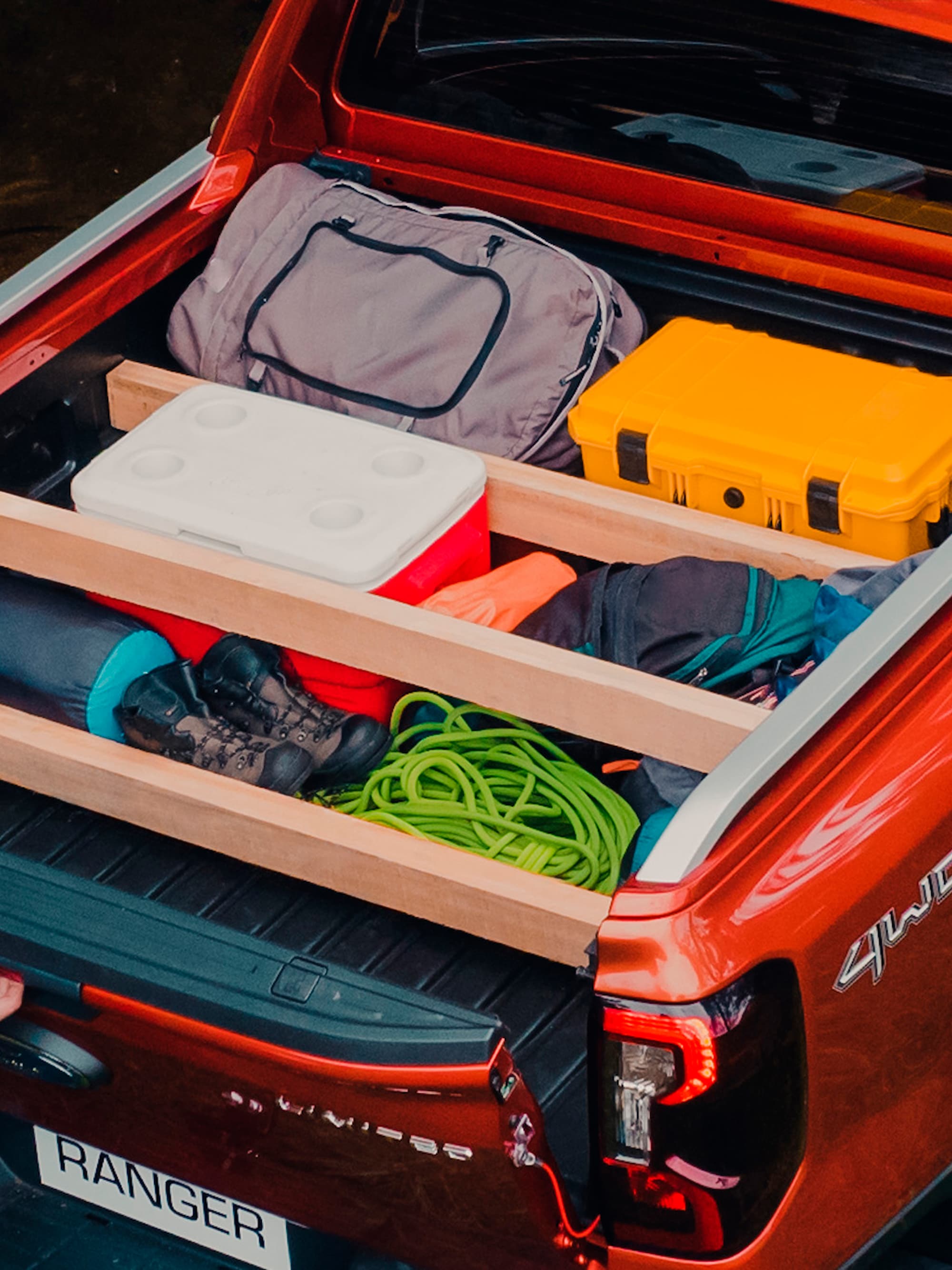 Caja versatil y funcional de la Ford Ranger