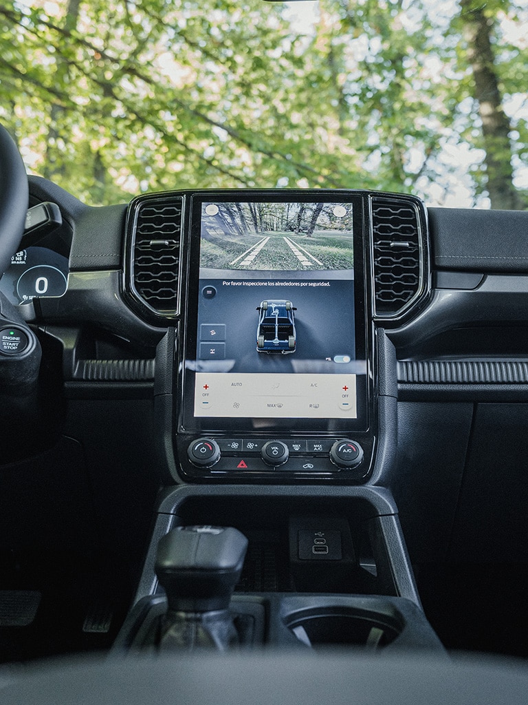 Interior de la Ford Ranger Limited+