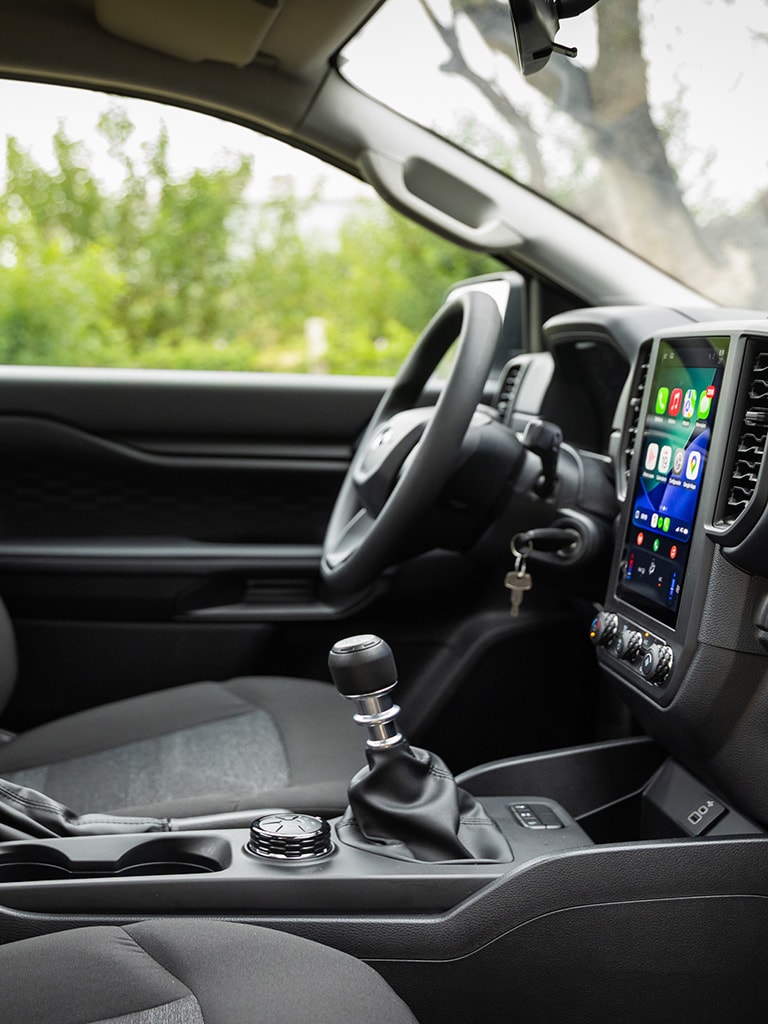 Interior de la Ford Ranger Chasis
