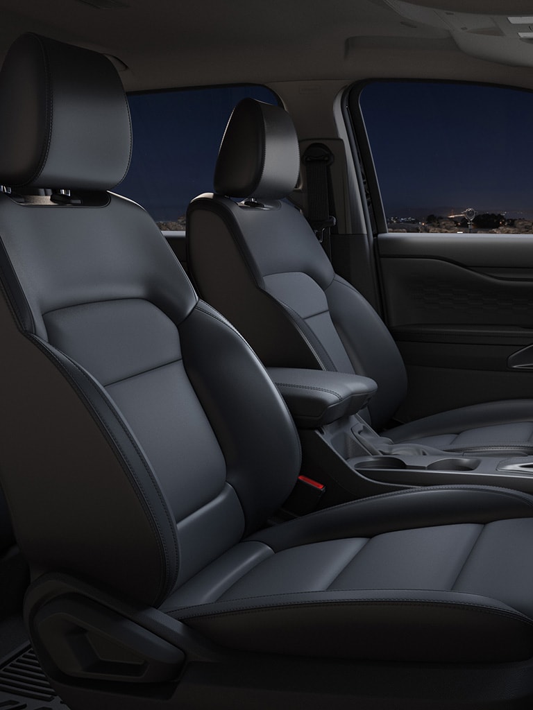 Interior de la Ford Ranger XLT Bi-Turbo