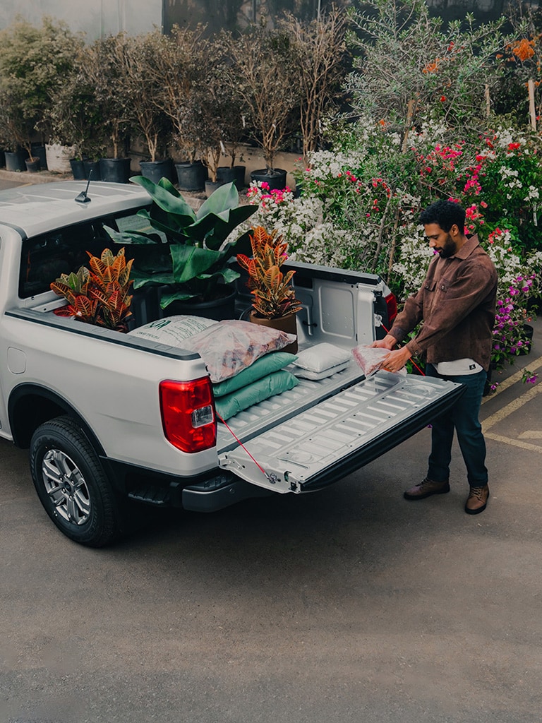 Ford Ranger con sensores de parqueo