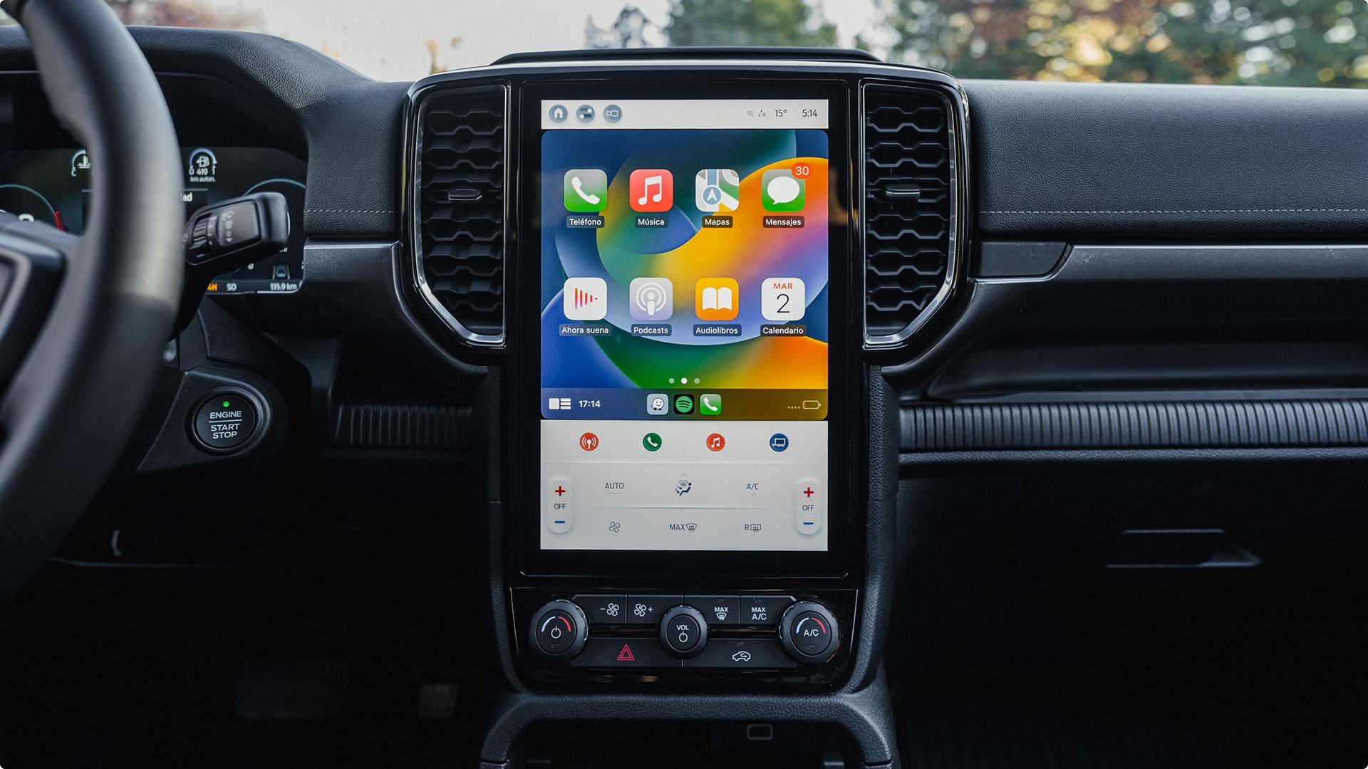 Ford Ranger rcon pantalla de hasta 12 pulgadas con sistema SYNC 4