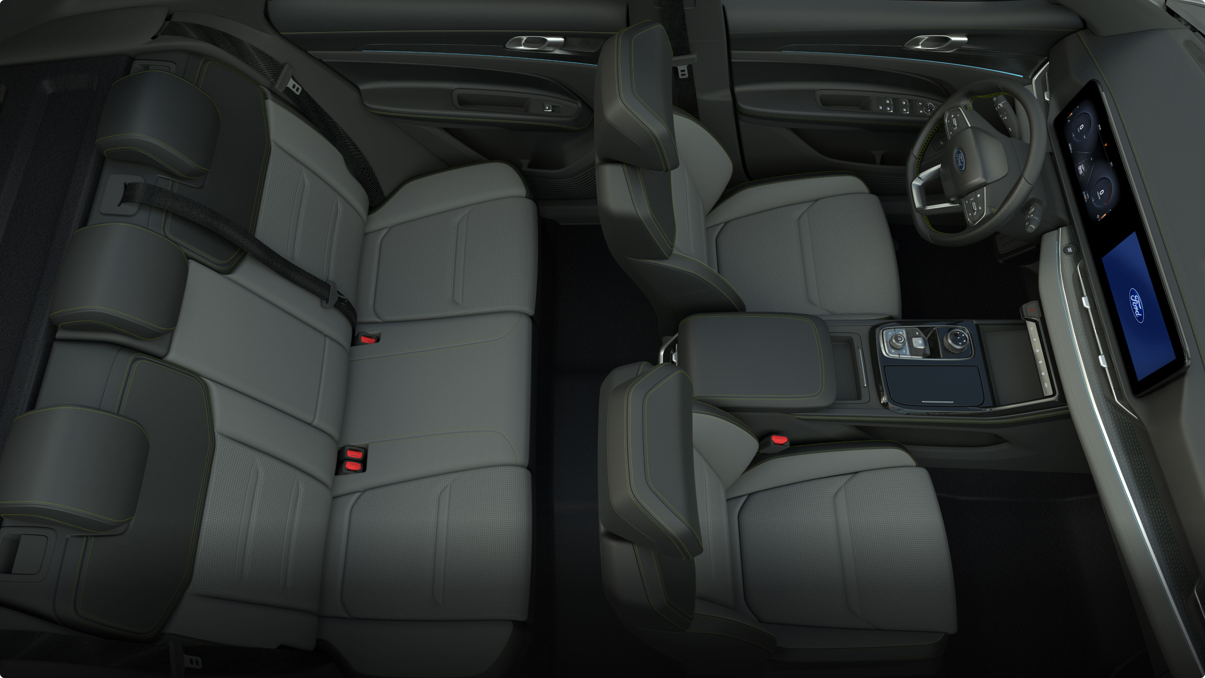 Interior de la Ford Territory Híbrida