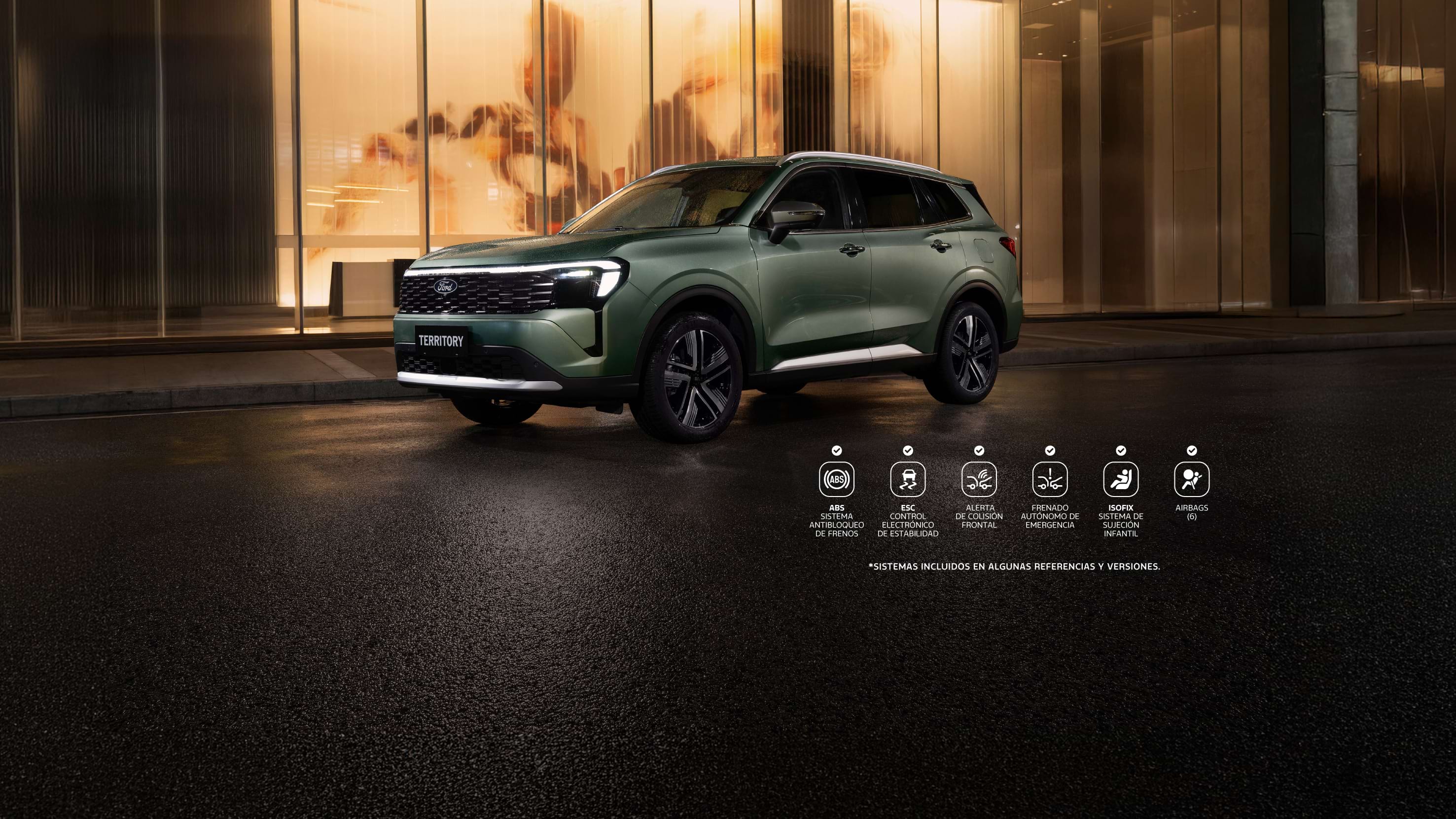 Ford Territory Titanium color verde oscuro