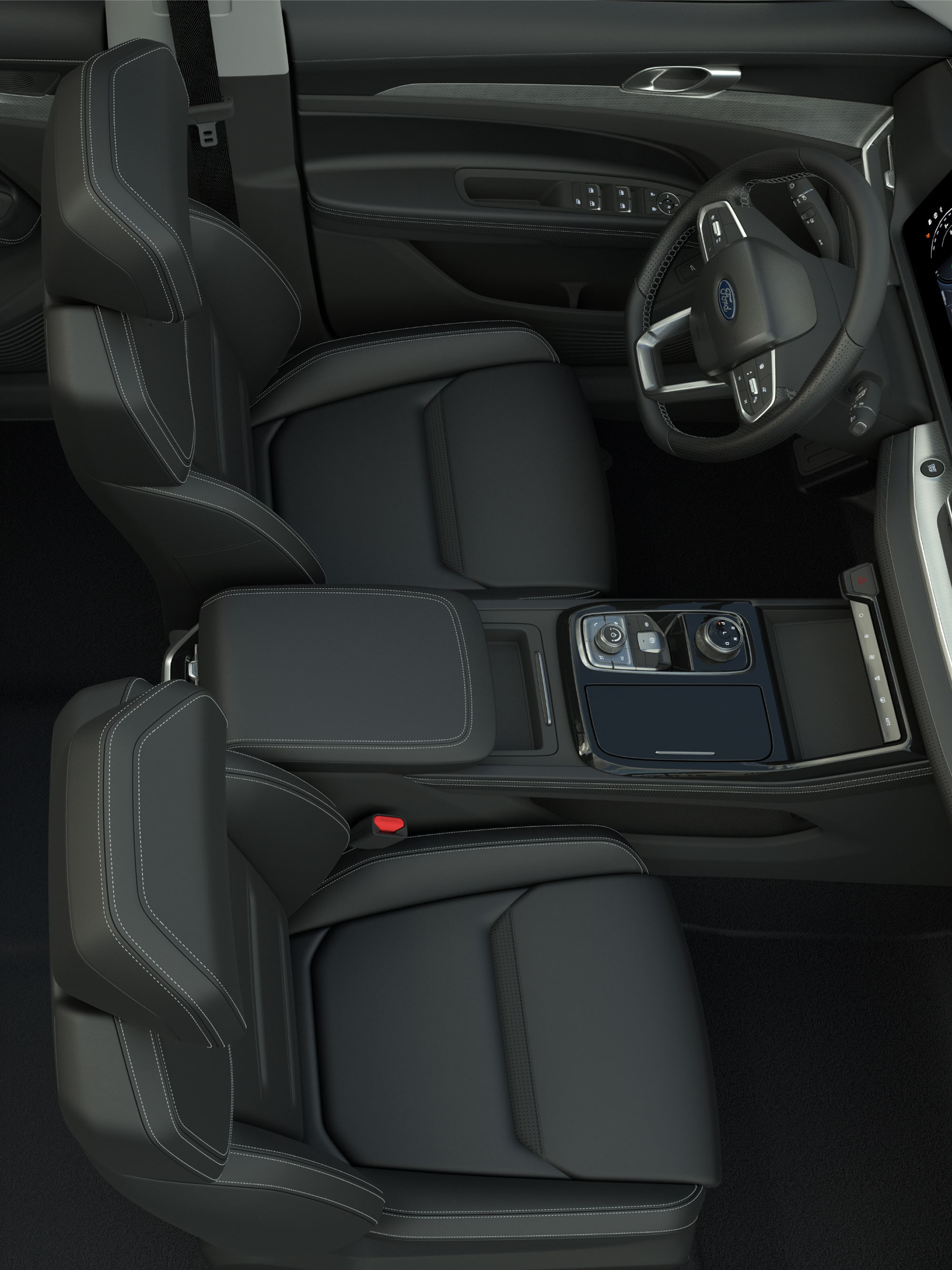 Interior de la Ford Territory Híbrida
