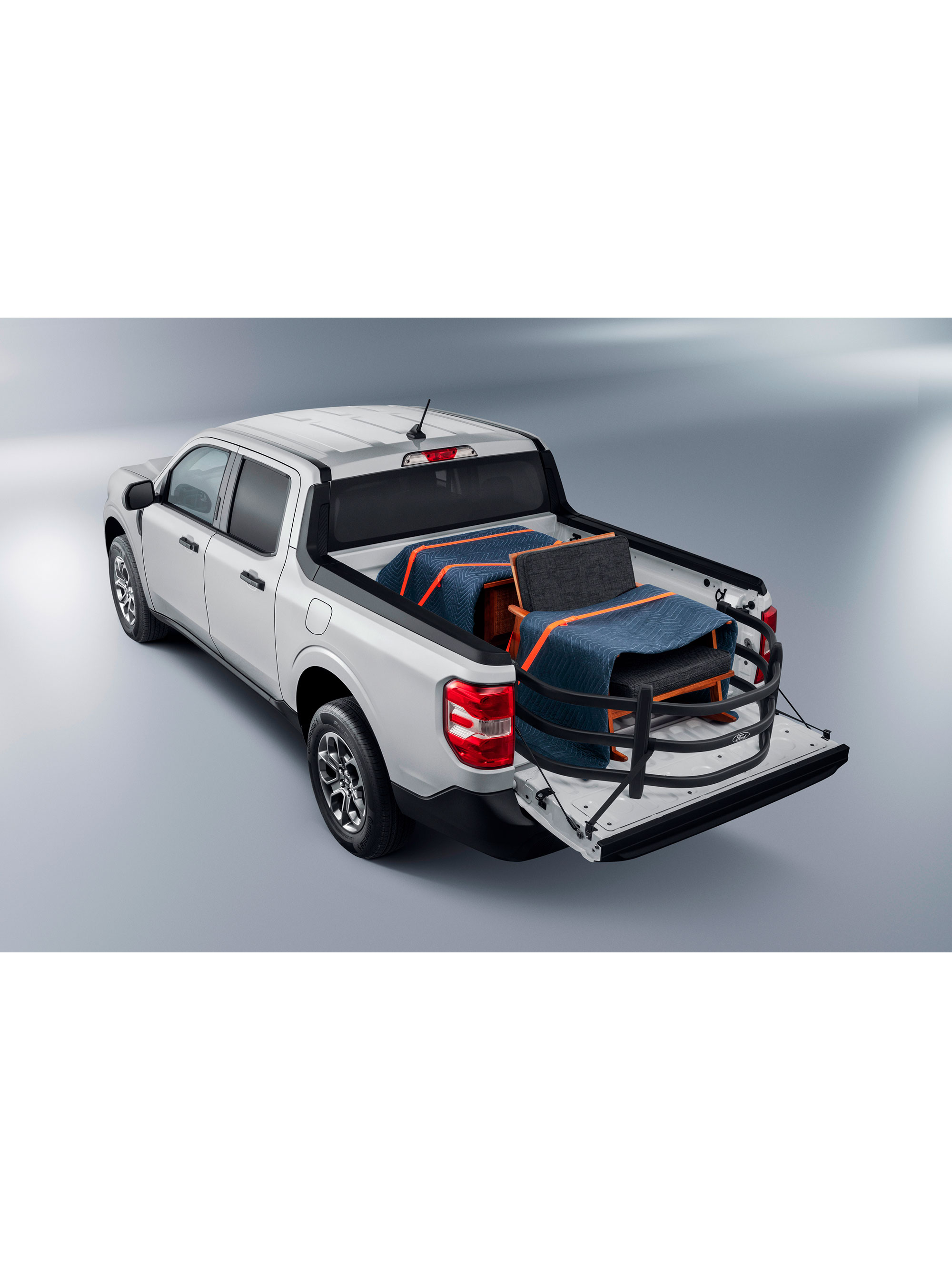 Pick-up Ford con extensor de platón en la caja